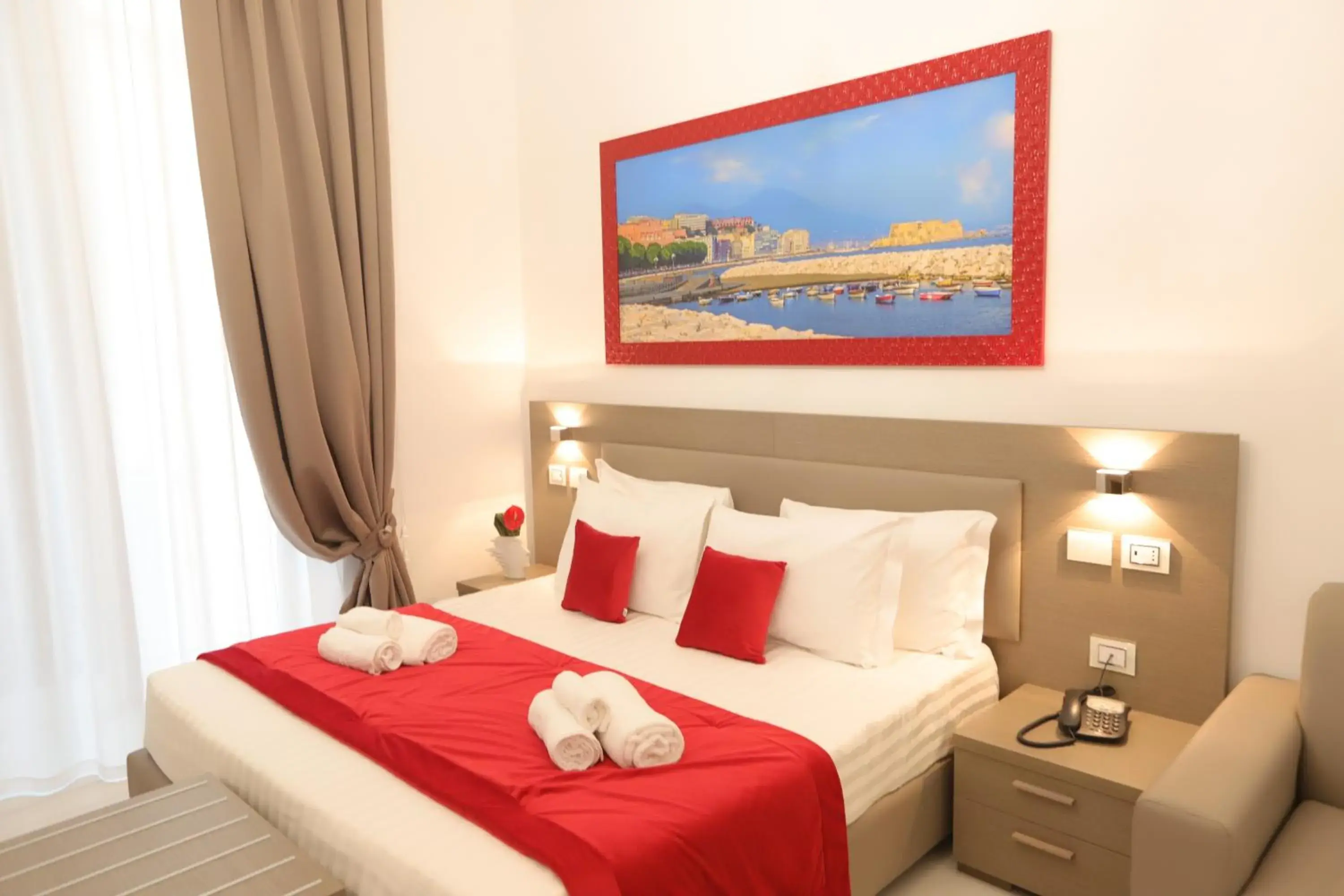 Bed in Mecla Suites Bed in Mecla Suites