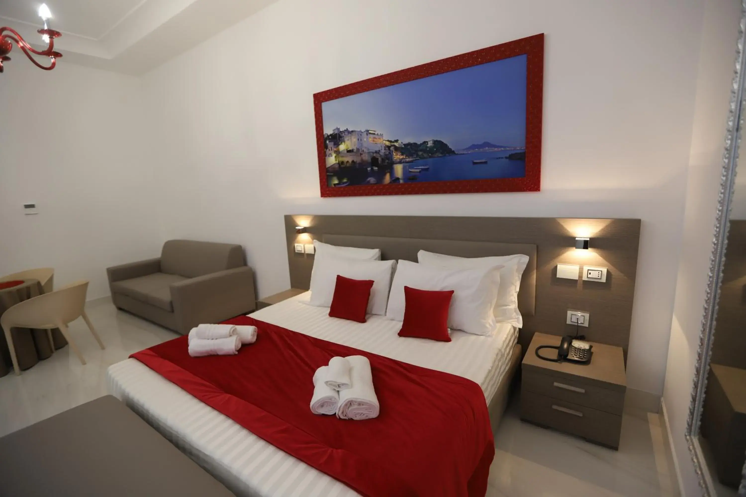 Bed in Mecla Suites Bed in Mecla Suites