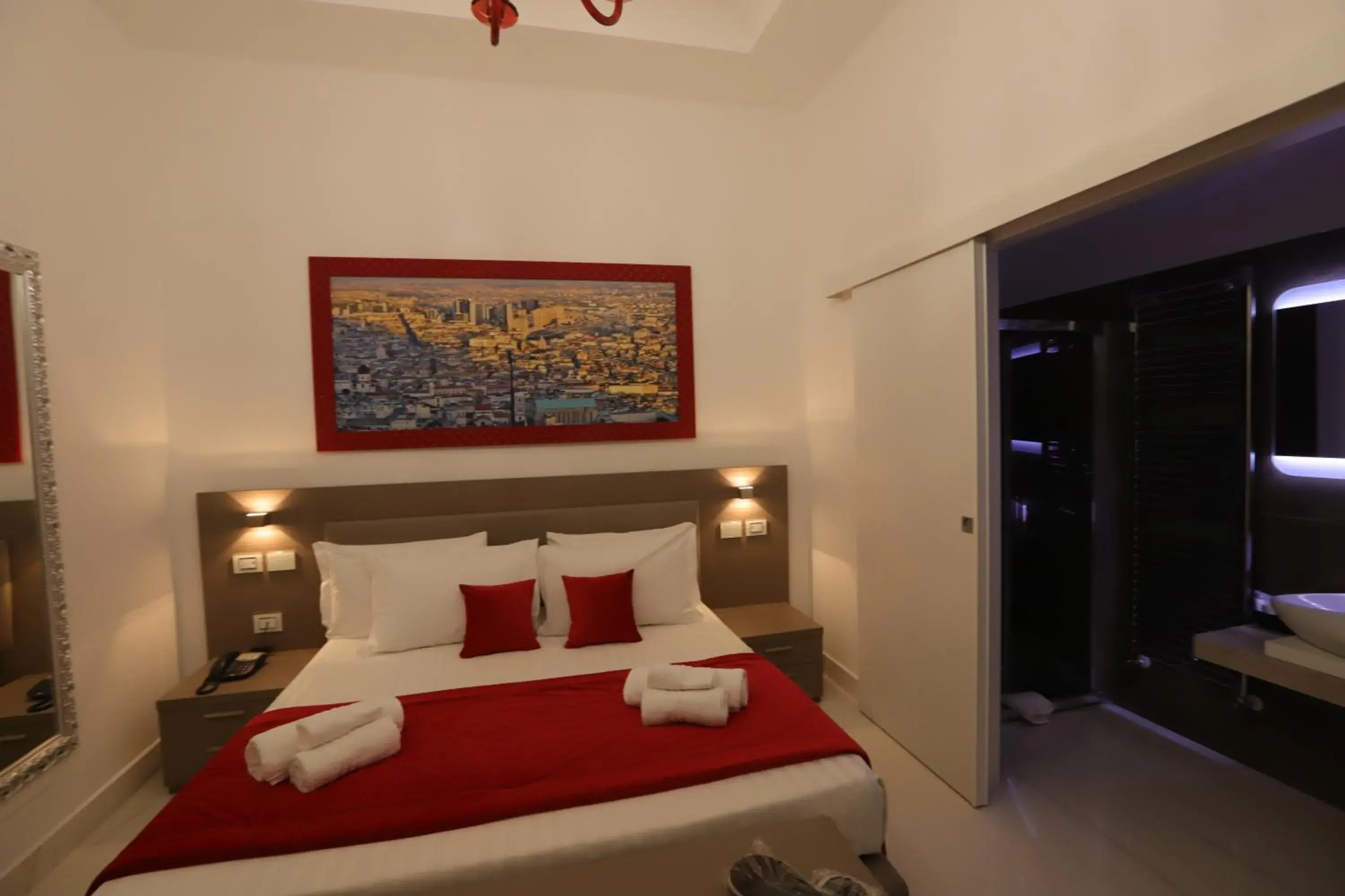 Bed in Mecla Suites Bed in Mecla Suites