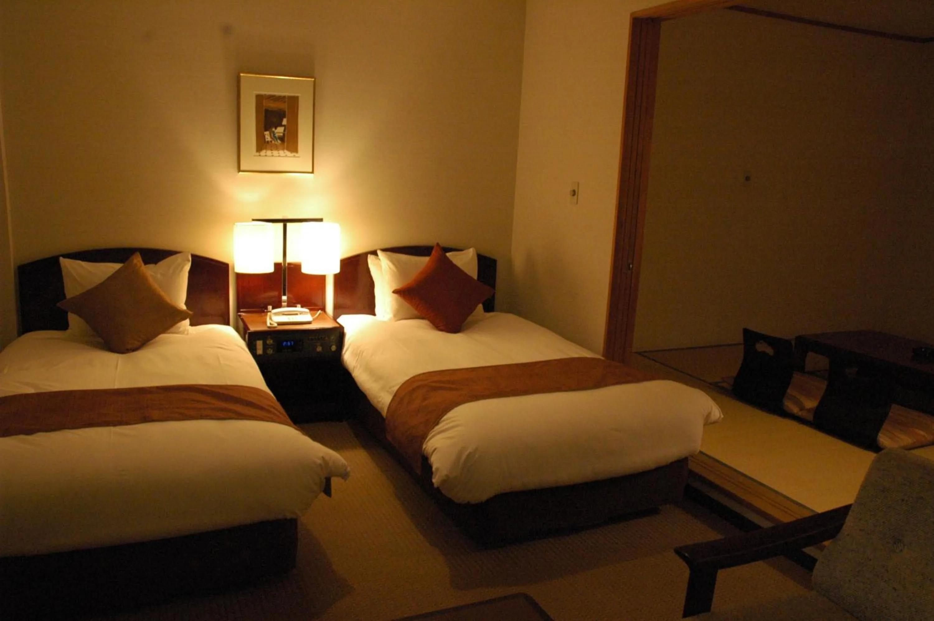 Bed in Hotel Marroad Karuizawa