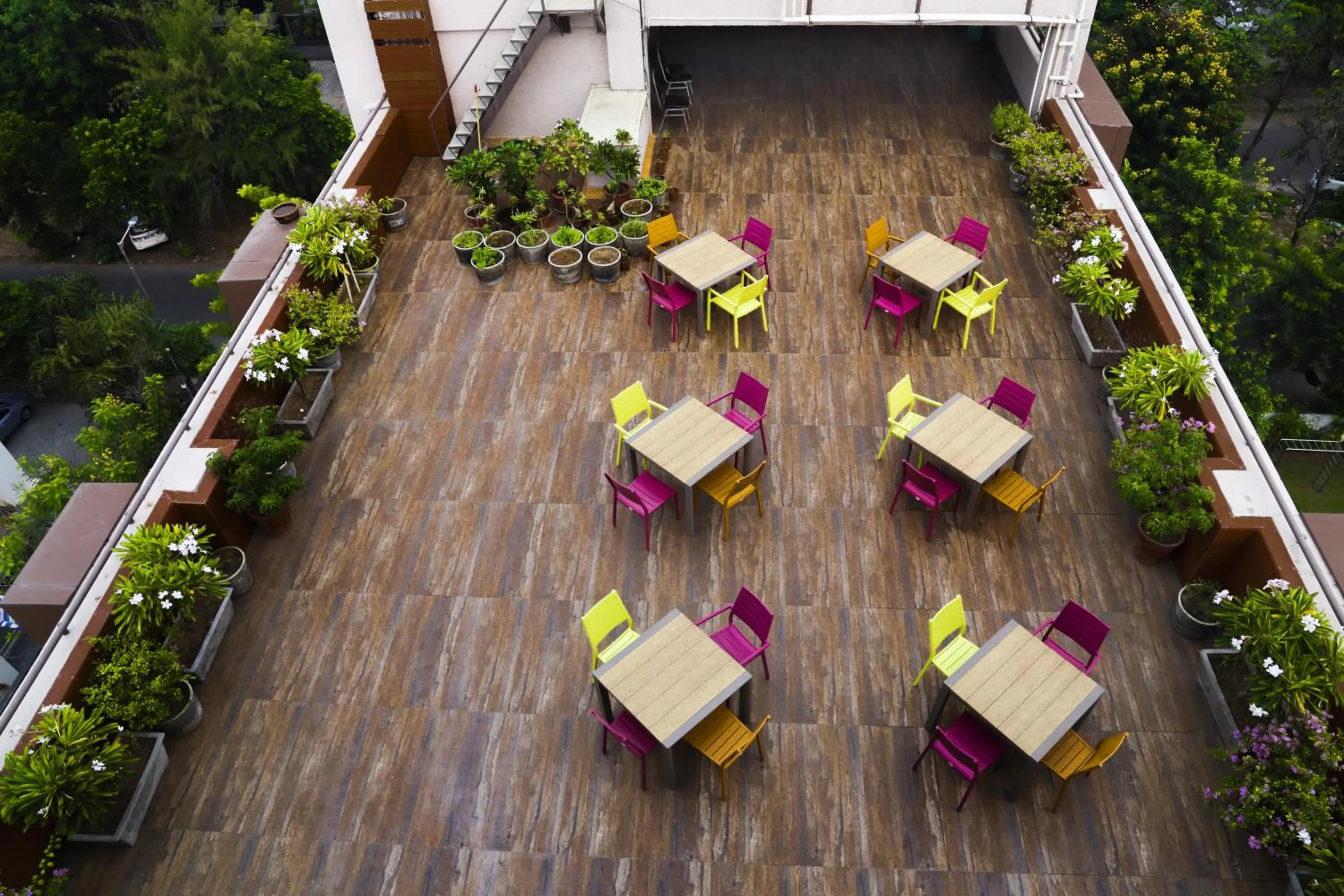 Patio in The Park Residency