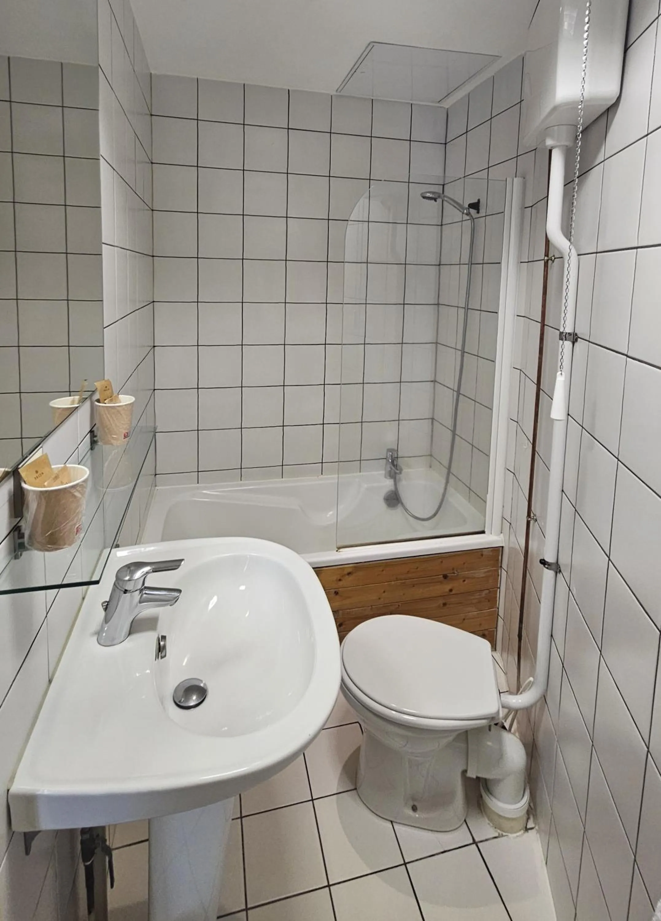 Toilet in Dyke Hotel