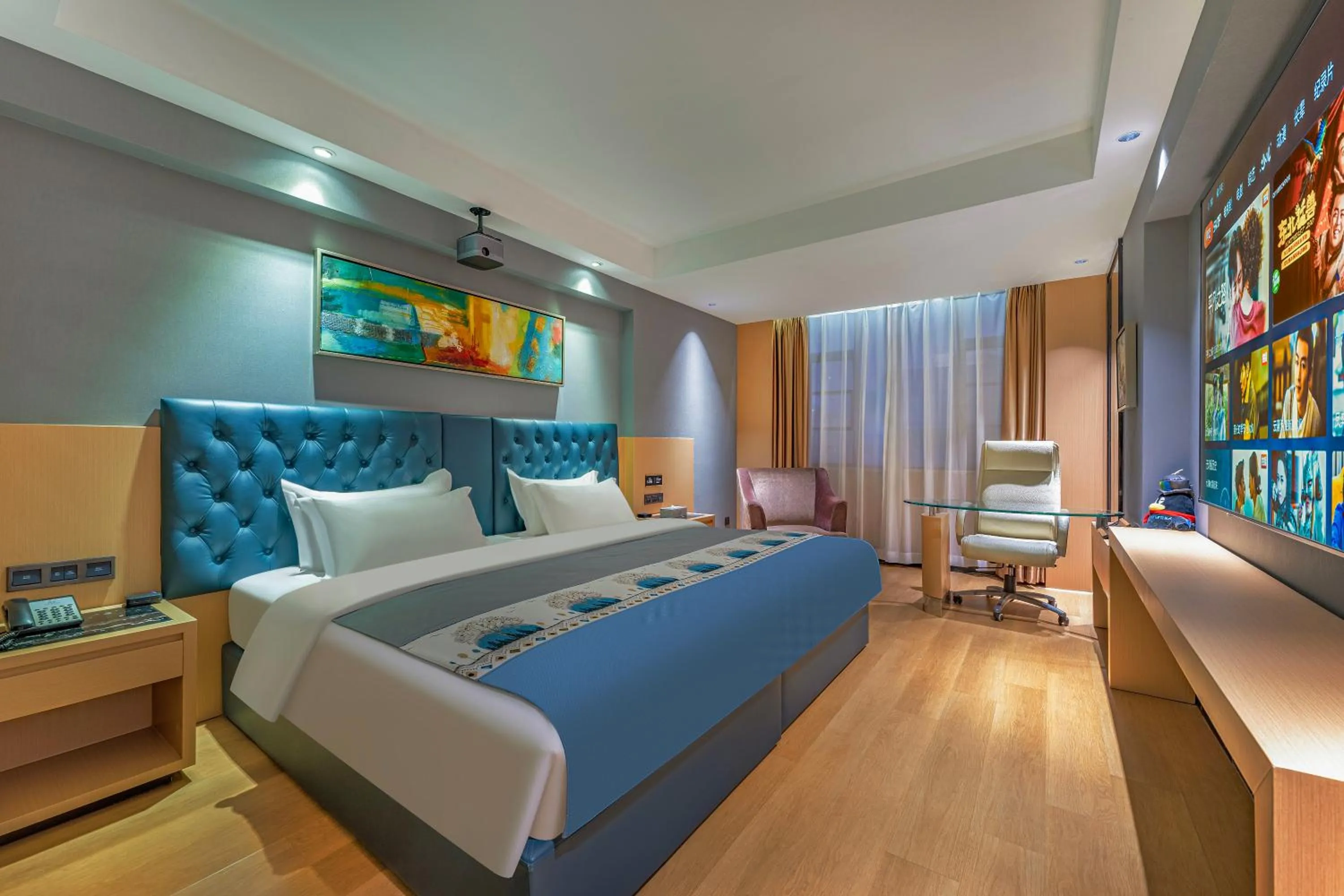 Bed in Guangzhou Ming Yue Hotel