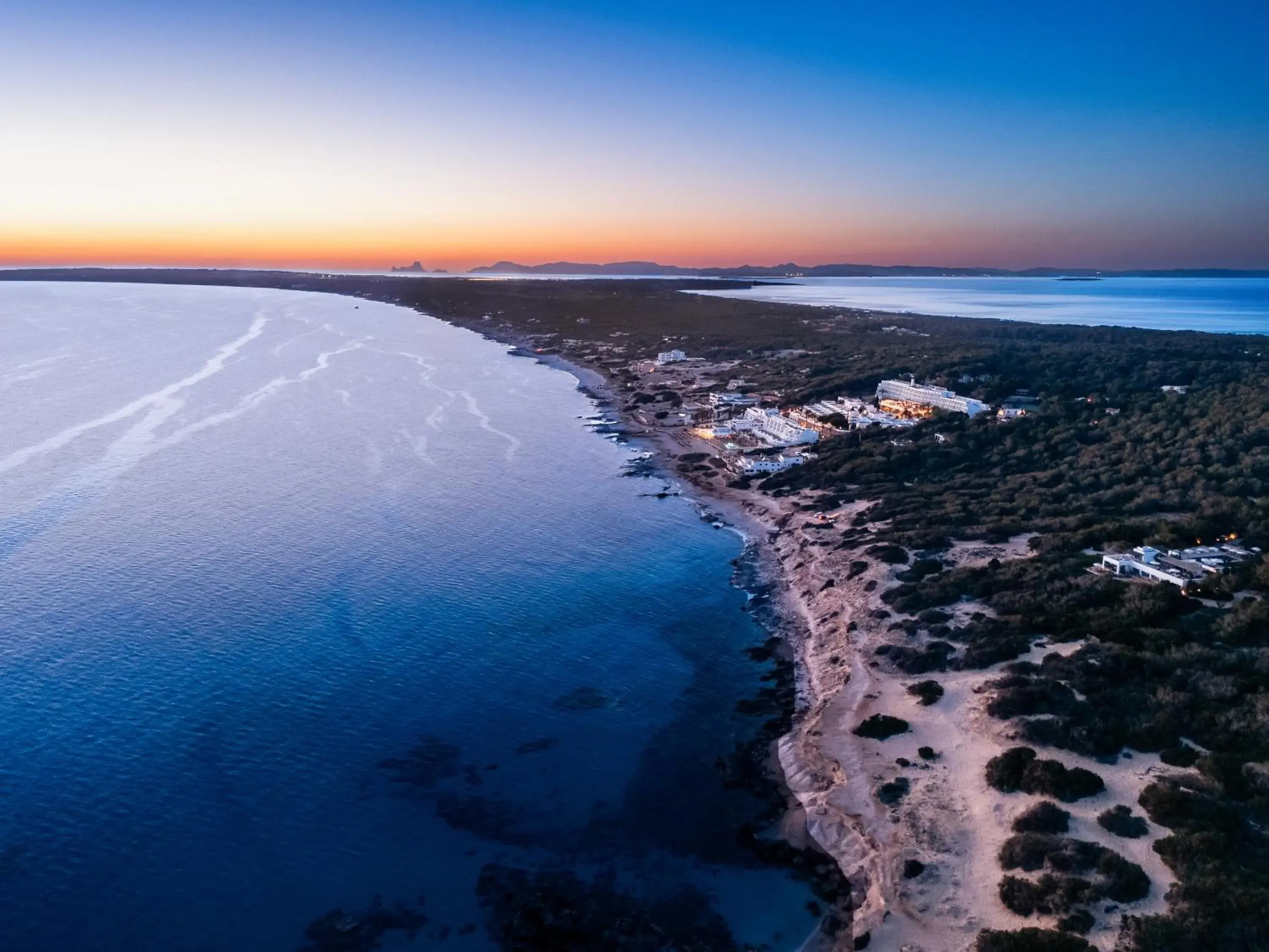Bird's eye view in Hotel Riu Palace La Mola Bird's eye view in Hotel Riu Palace La Mola