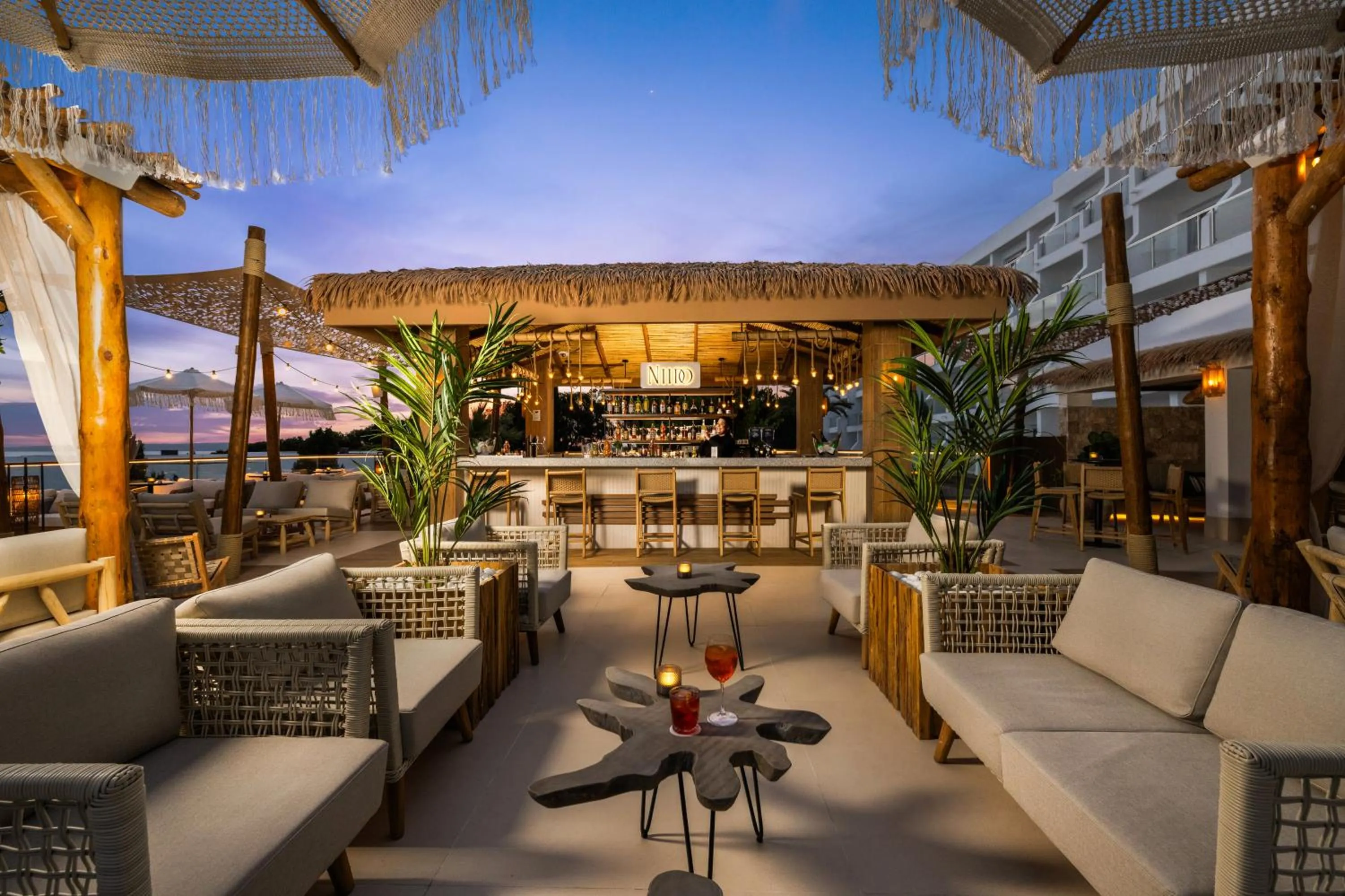 Lounge or bar in Hotel Riu Palace La Mola