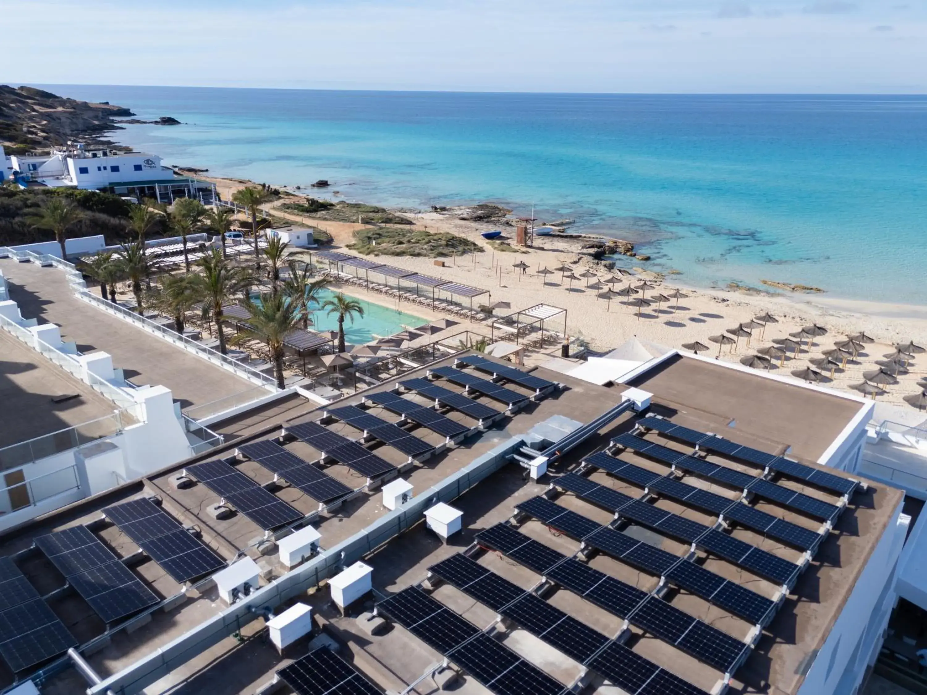 Property building in Hotel Riu Palace La Mola Property building in Hotel Riu Palace La Mola