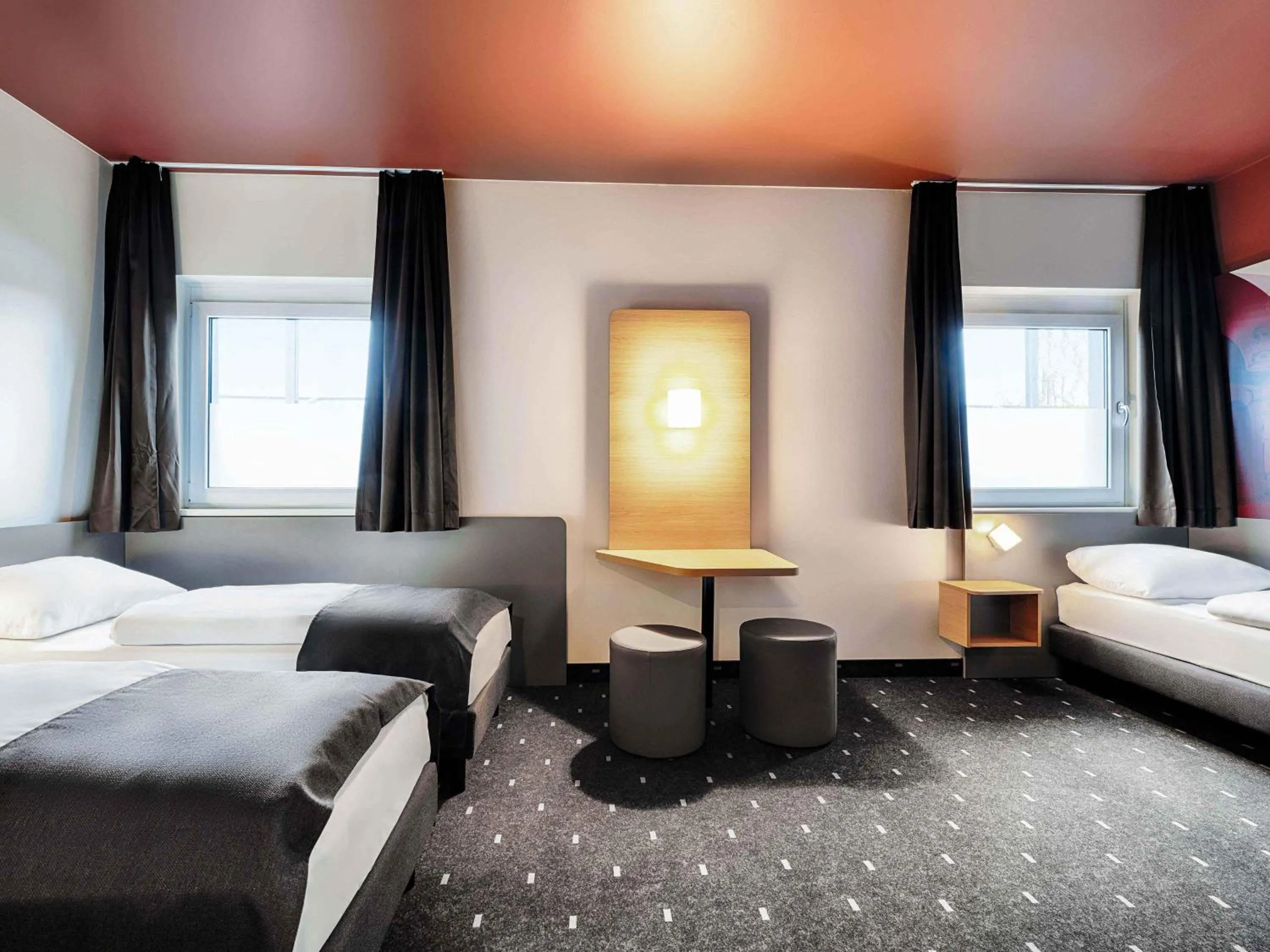 Photo of the whole room, Bed in B&B HOTEL Wiesbaden-Hbf