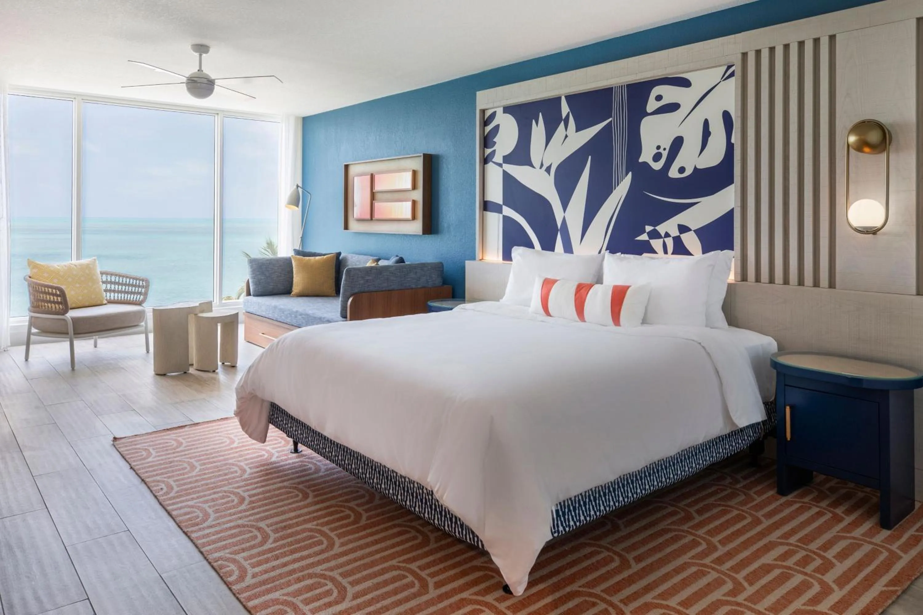 Bedroom, Bed in Three Waters Resort and Marina, Islamorada, a Tribute Portfolio Resort