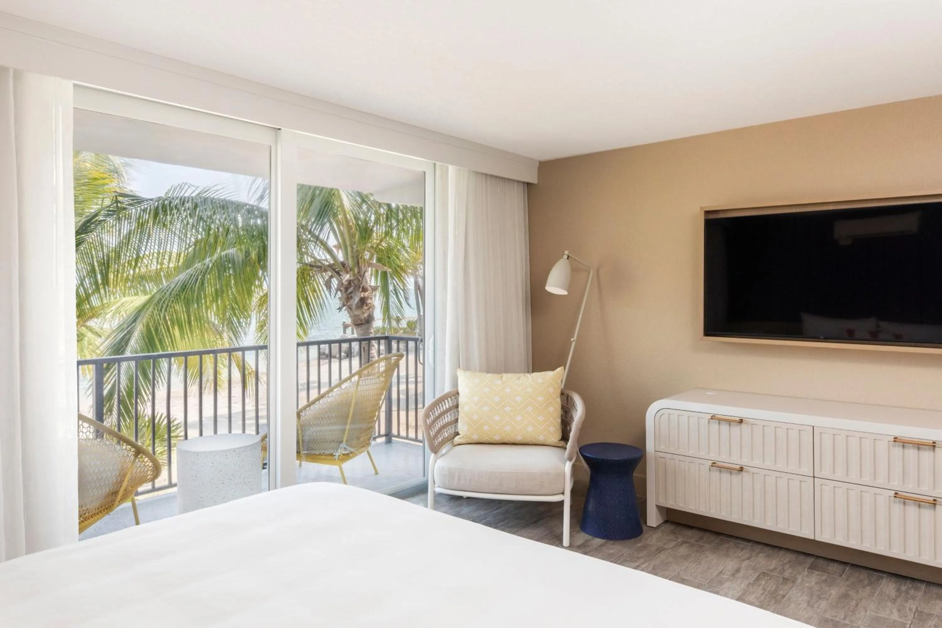 Bedroom, Bed in Three Waters Resort and Marina, Islamorada, a Tribute Portfolio Resort