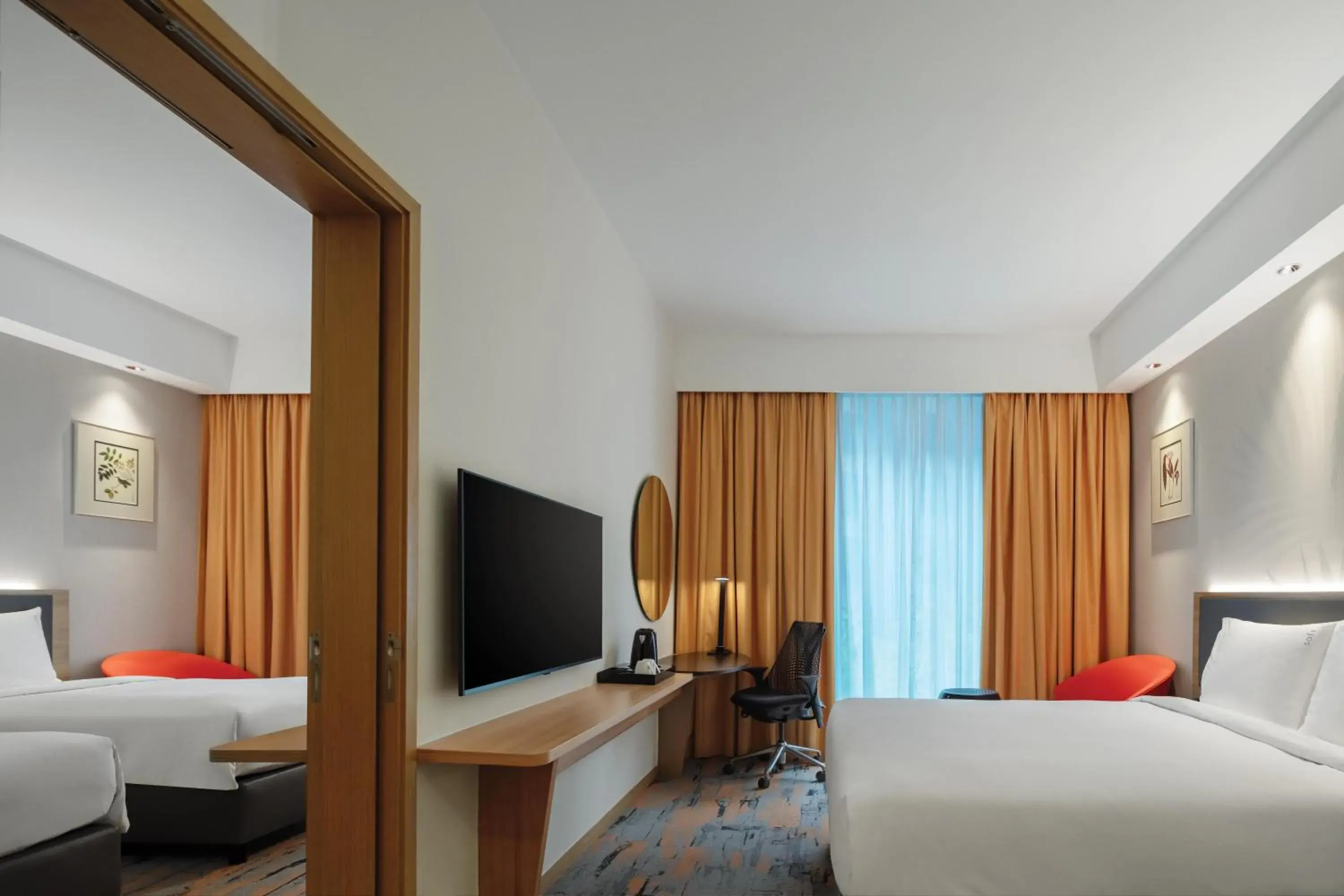 Bedroom, Bed in Holiday Inn Express Singapore Orchard Road by IHG Bedroom, Bed in Holiday Inn Express Singapore Orchard Road by IHG