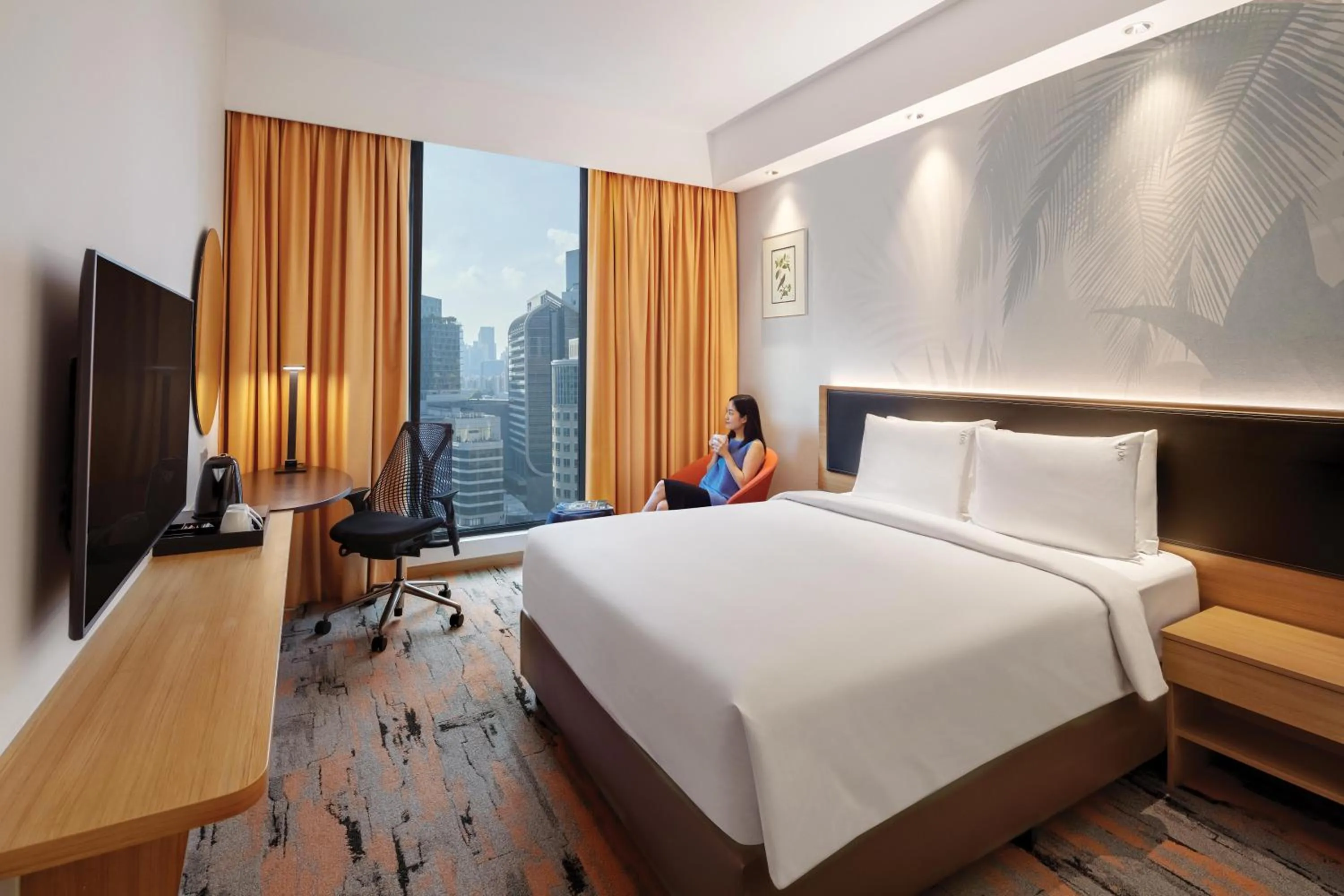 Bedroom, Bed in Holiday Inn Express Singapore Orchard Road by IHG