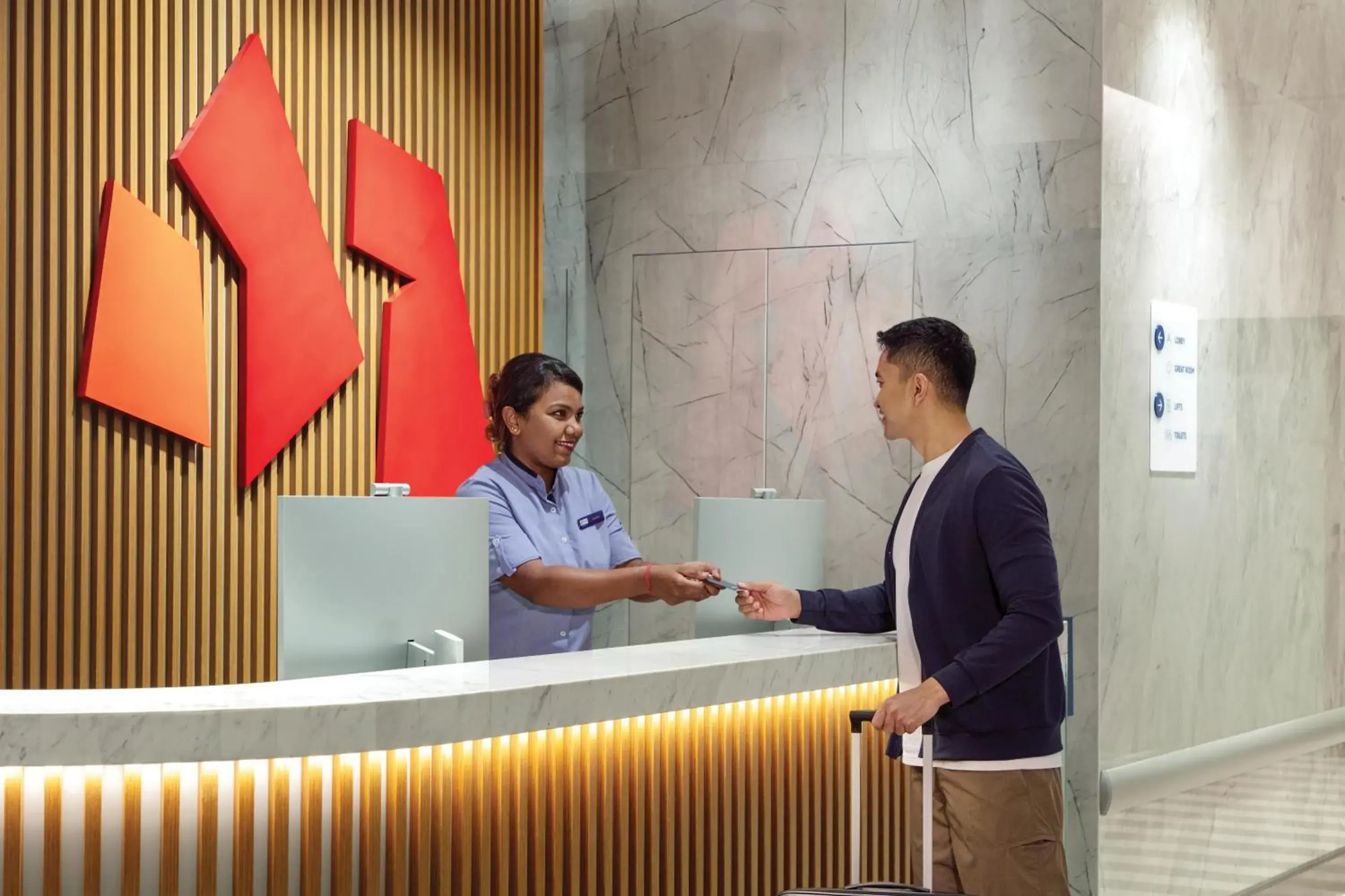 Lobby or reception in Holiday Inn Express Singapore Orchard Road by IHG Lobby or reception in Holiday Inn Express Singapore Orchard Road by IHG