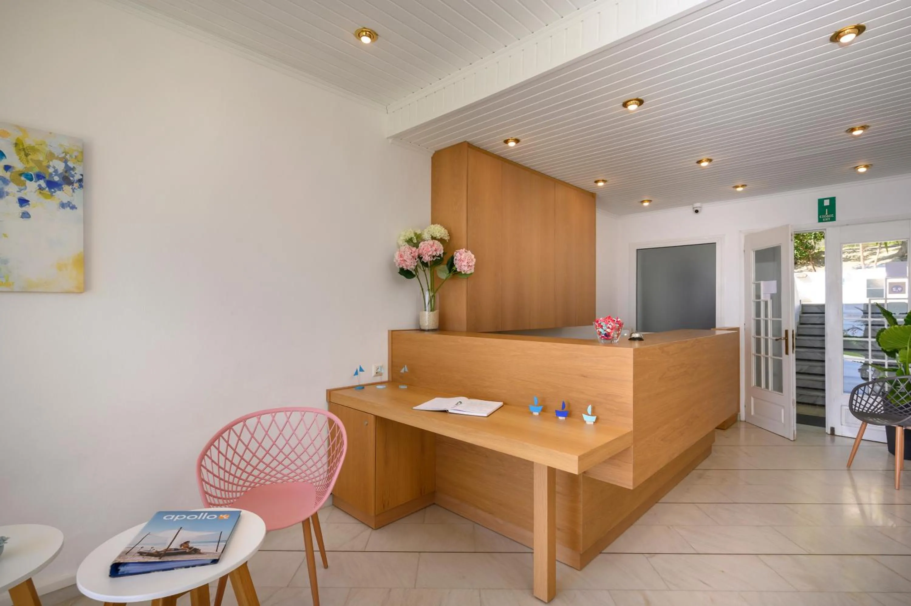 Lobby or reception in Hermes Sea View