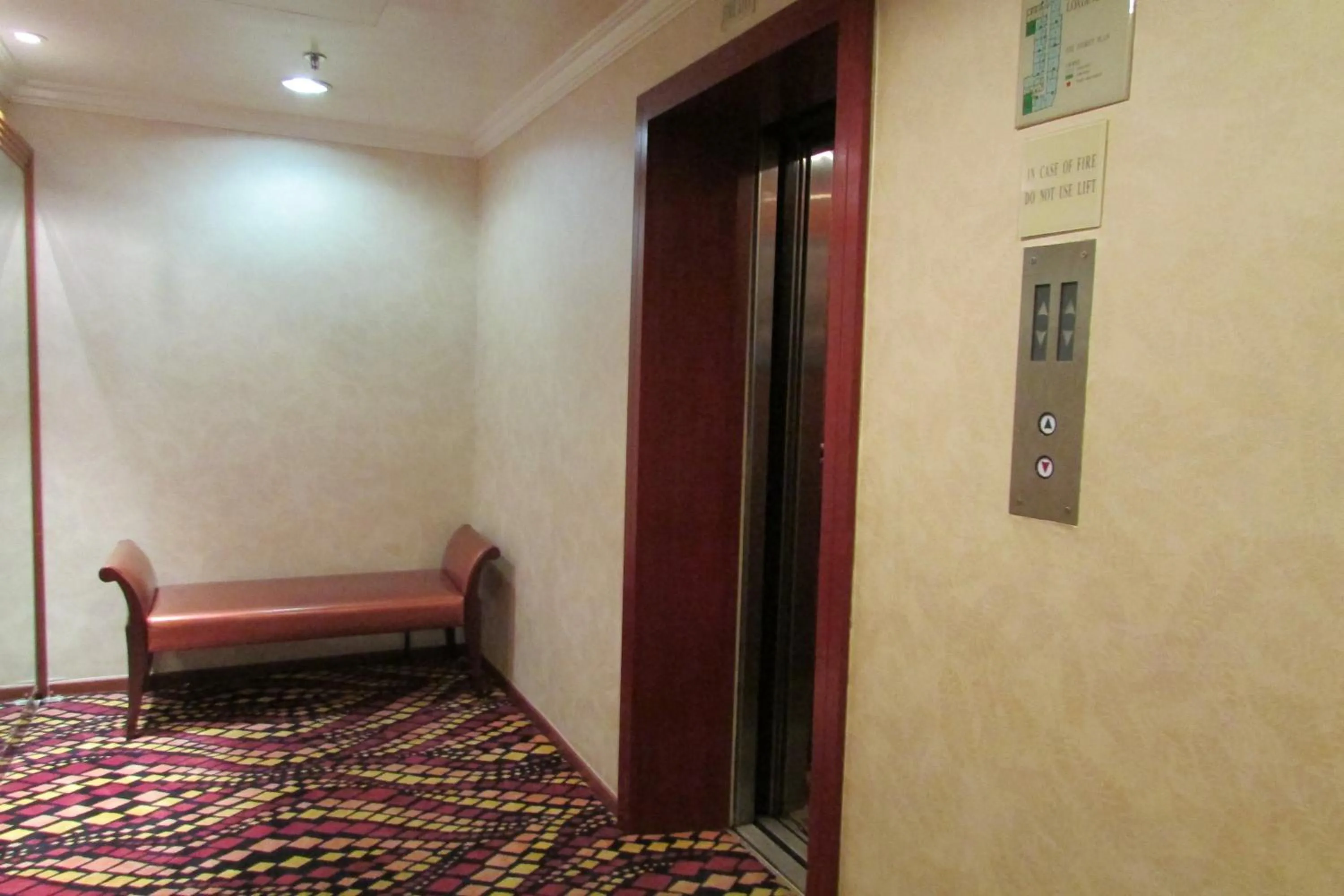 Decorative detail in Oxford Hotel