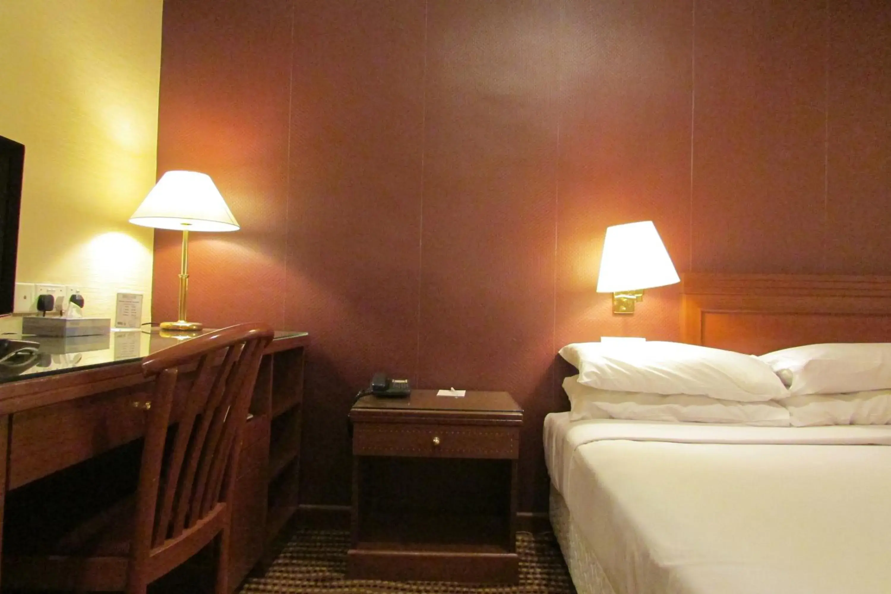 Decorative detail, Bed in Oxford Hotel Decorative detail, Bed in Oxford Hotel