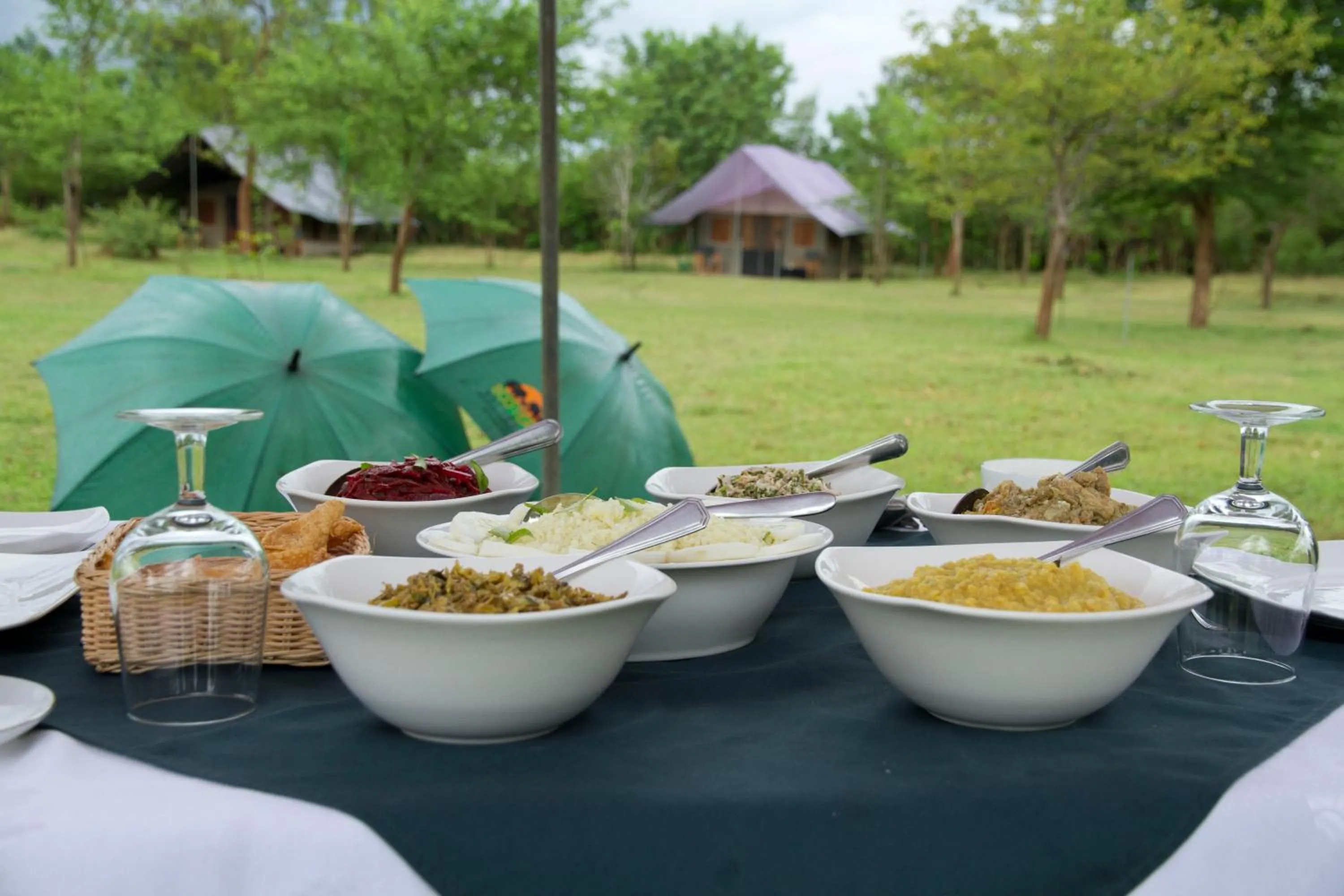 Dining area in Big Game Udawalawe - by Eco Team