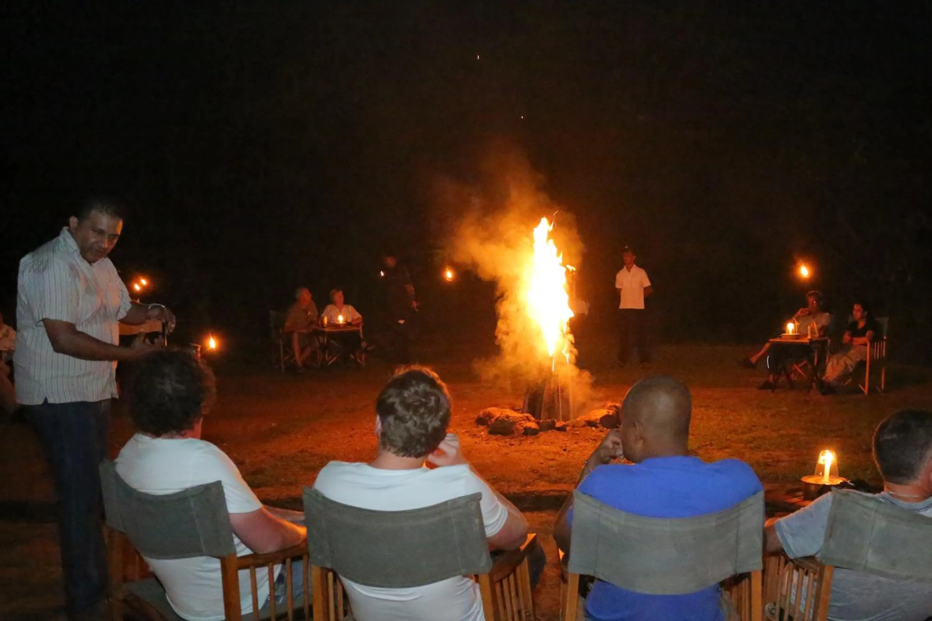 Evening entertainment in Big Game Udawalawe - by Eco Team