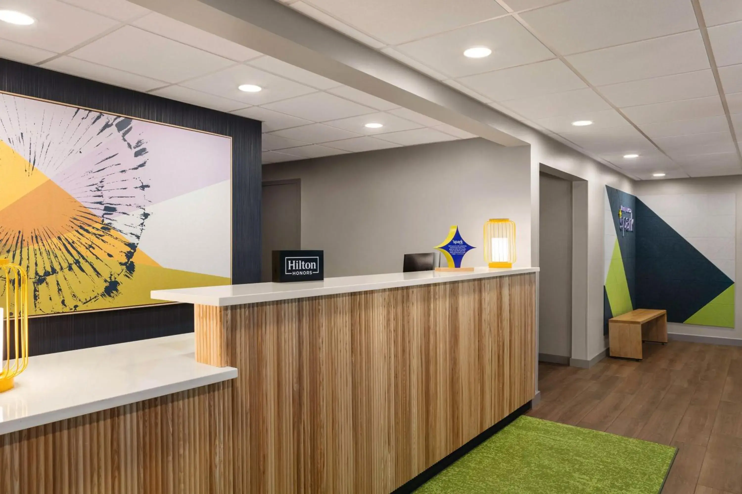 Lobby or reception in Spark By Hilton Mystic Groton Lobby or reception in Spark By Hilton Mystic Groton