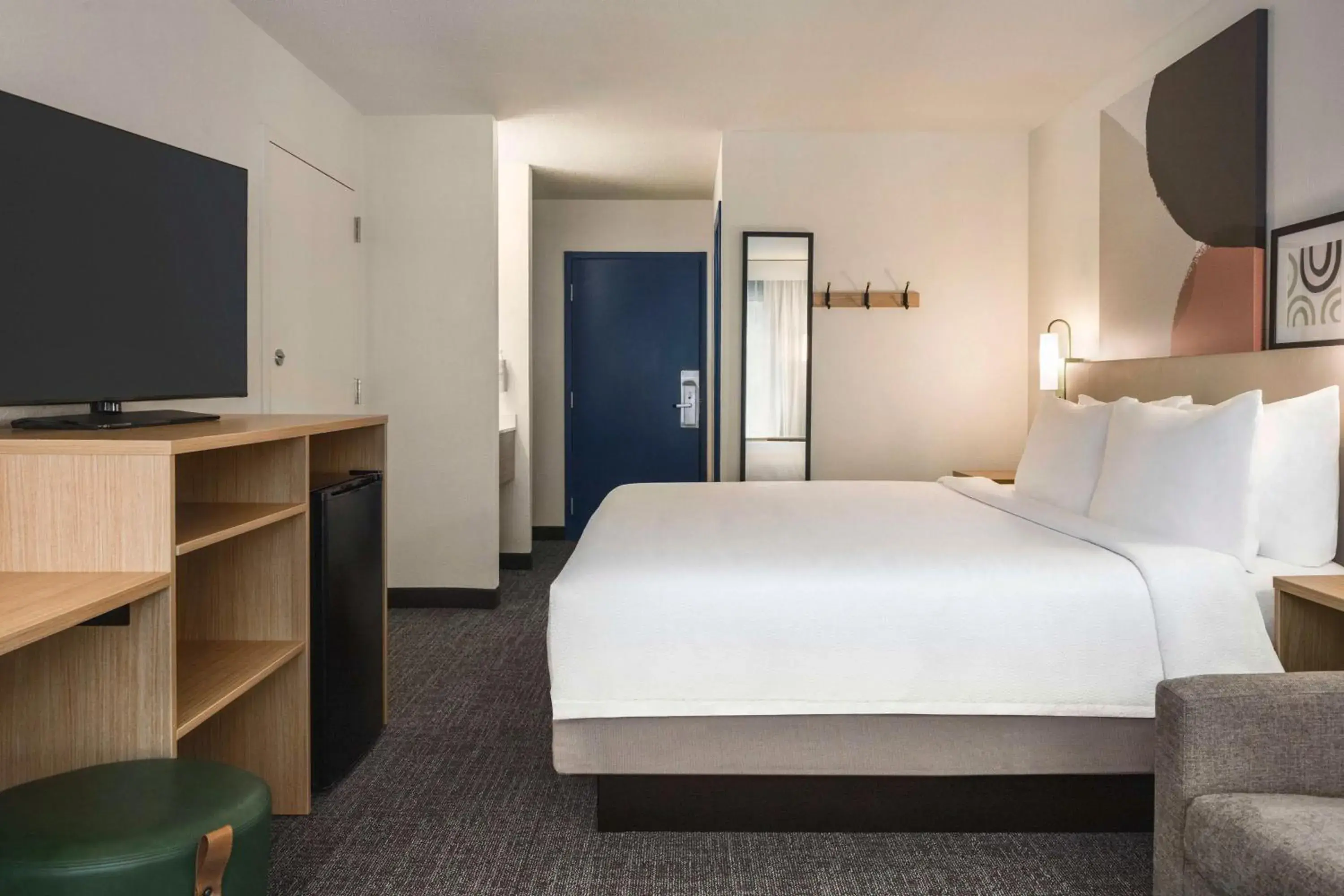 Photo of the whole room, Bed in Spark By Hilton Mystic Groton Photo of the whole room, Bed in Spark By Hilton Mystic Groton