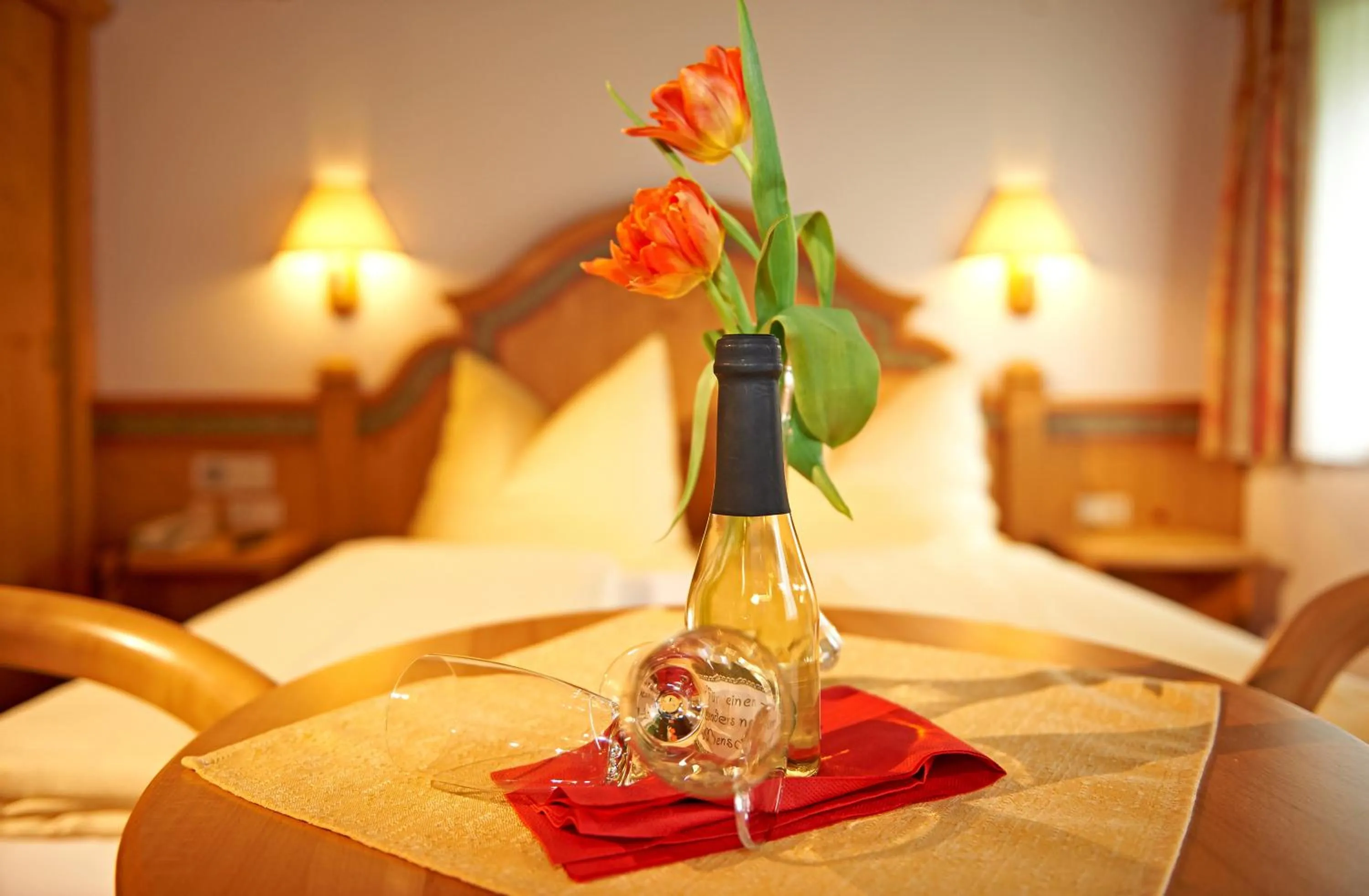 Decorative detail, Bed in Frühstückspension Klinglhub