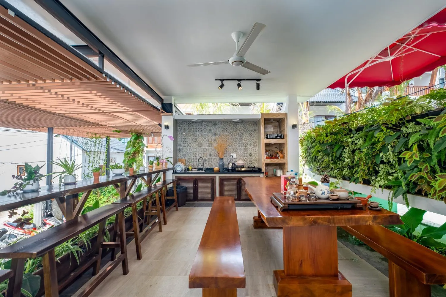 Communal kitchen in Melica Resort Phu Quoc
