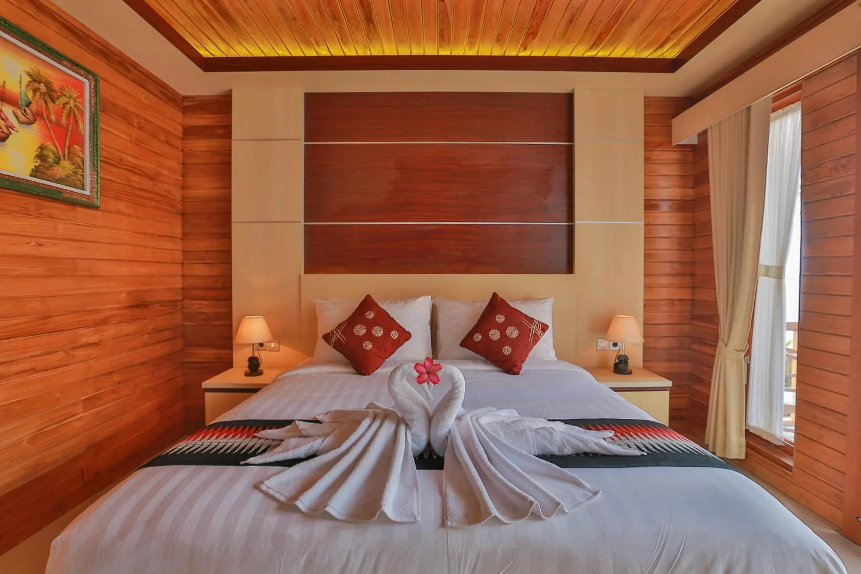 Bed in Sunrise Cottage Bed in Sunrise Cottage