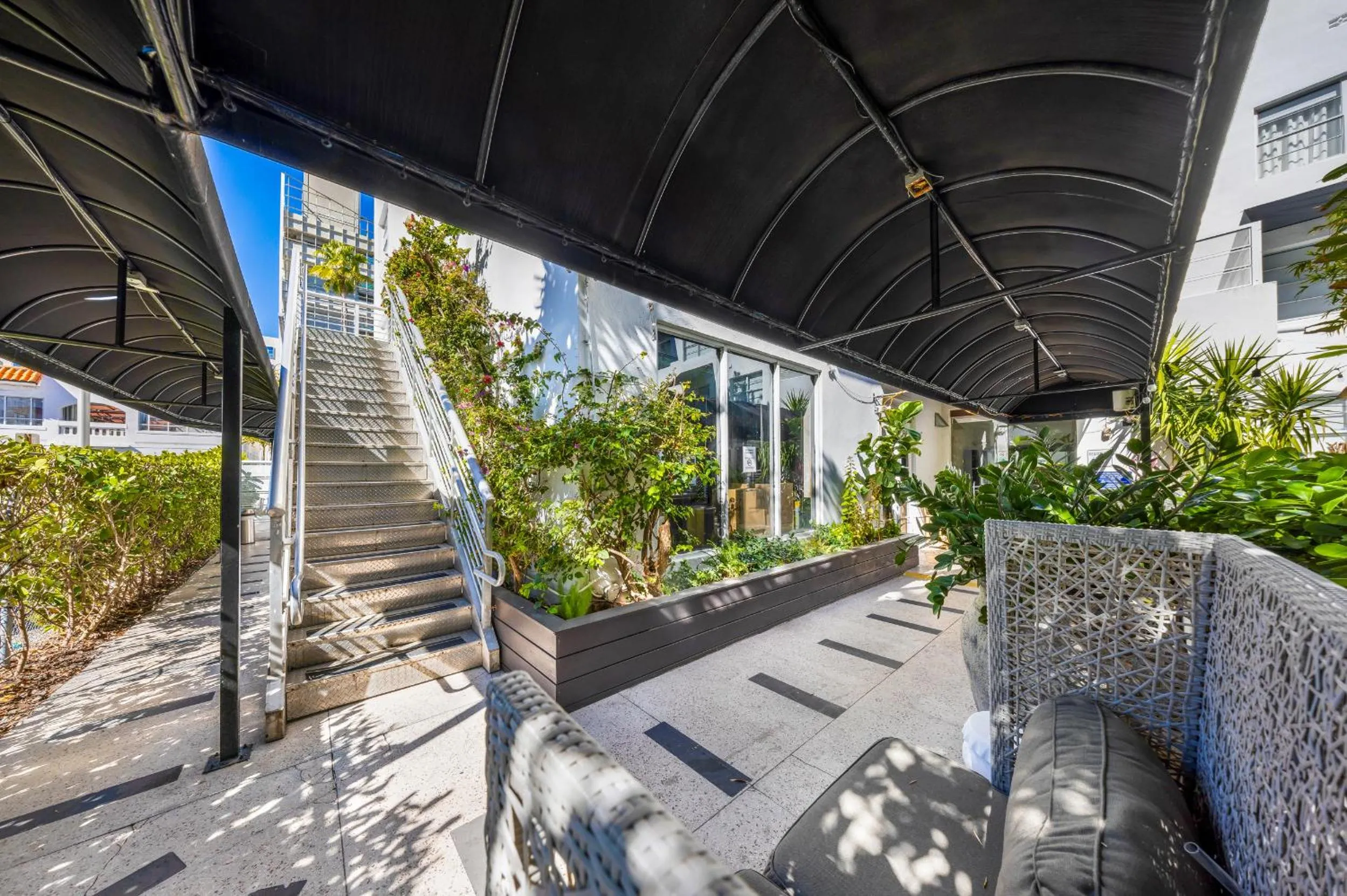 Patio in Metropole Suites South Beach