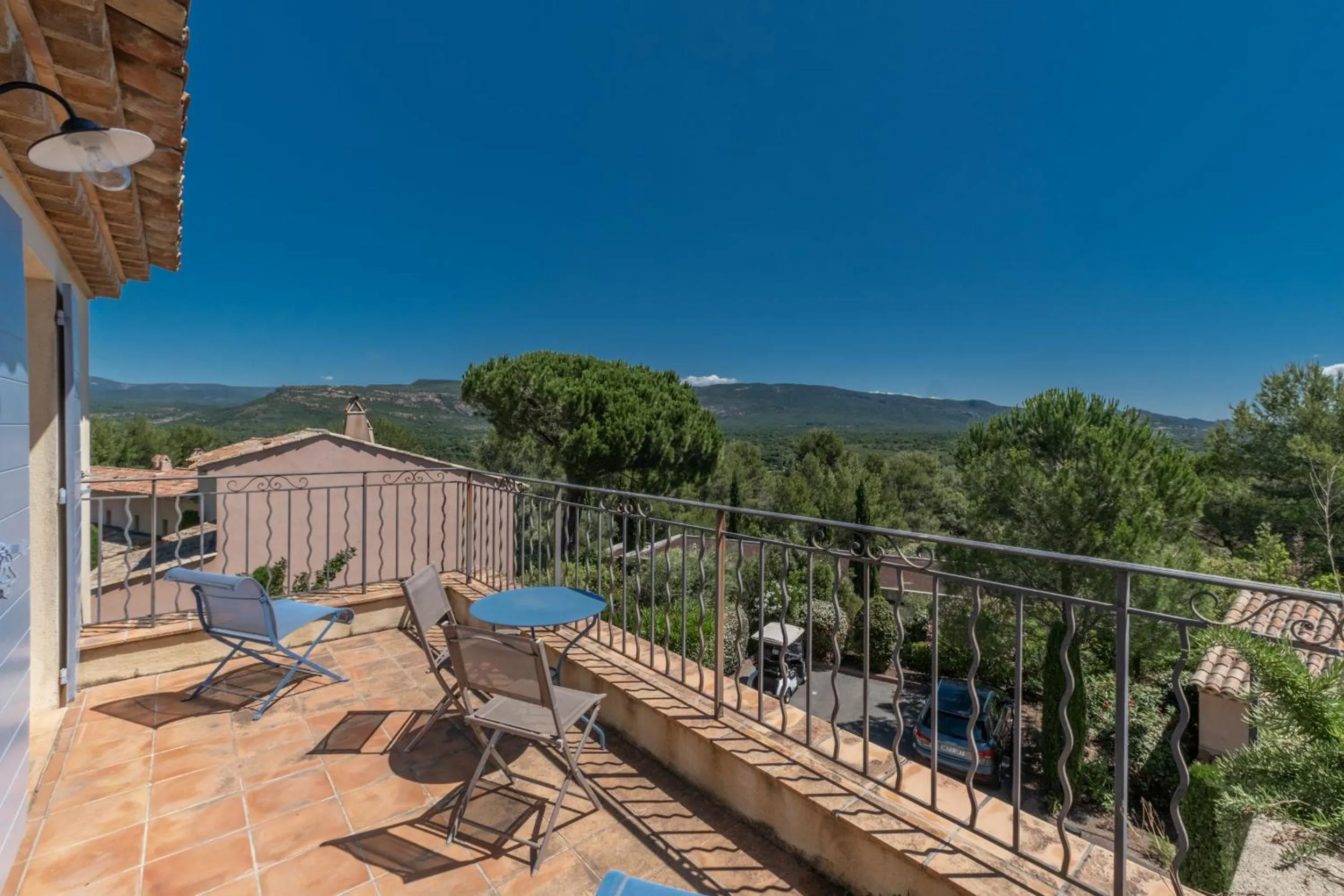 Balcony/Terrace in Les Appartements et Maisons du Domaine de Saint Endréol Golf & Spa Resort