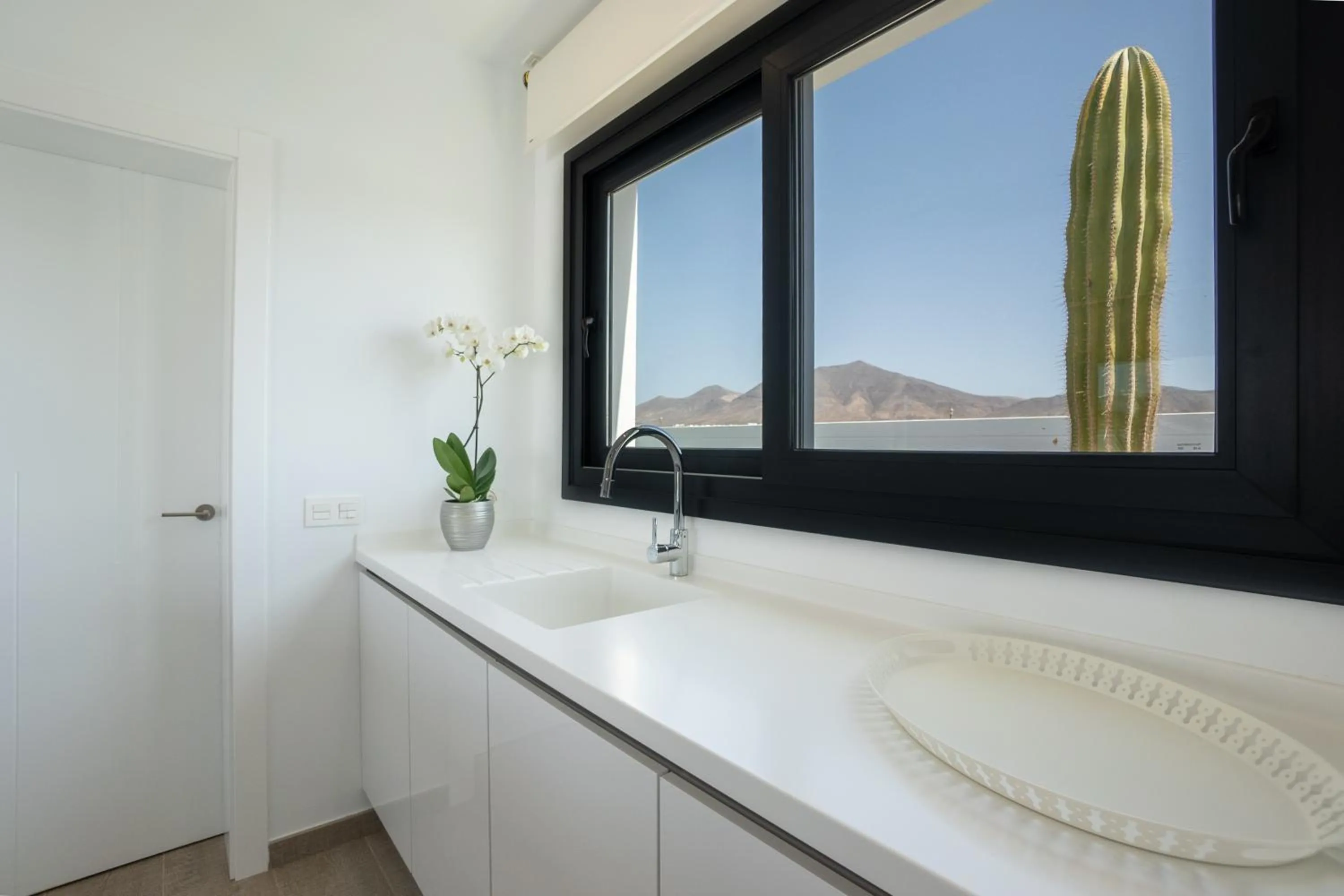 kitchen in Sea Breeze Villas Lapa and Claca