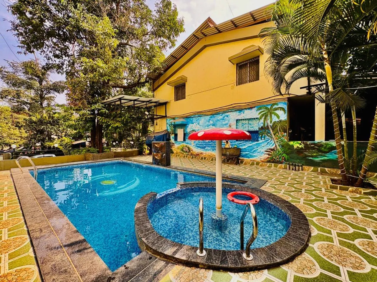 Swimming pool in Rajdhani Resort Lonavala