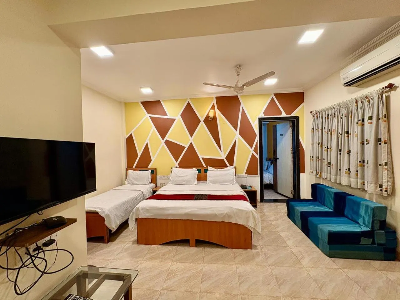 Bed in Rajdhani Resort Lonavala