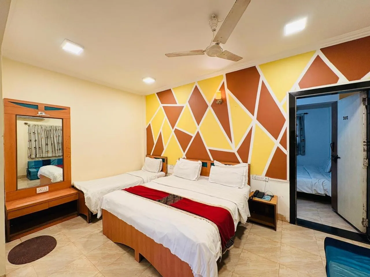 Bed in Rajdhani Resort Lonavala