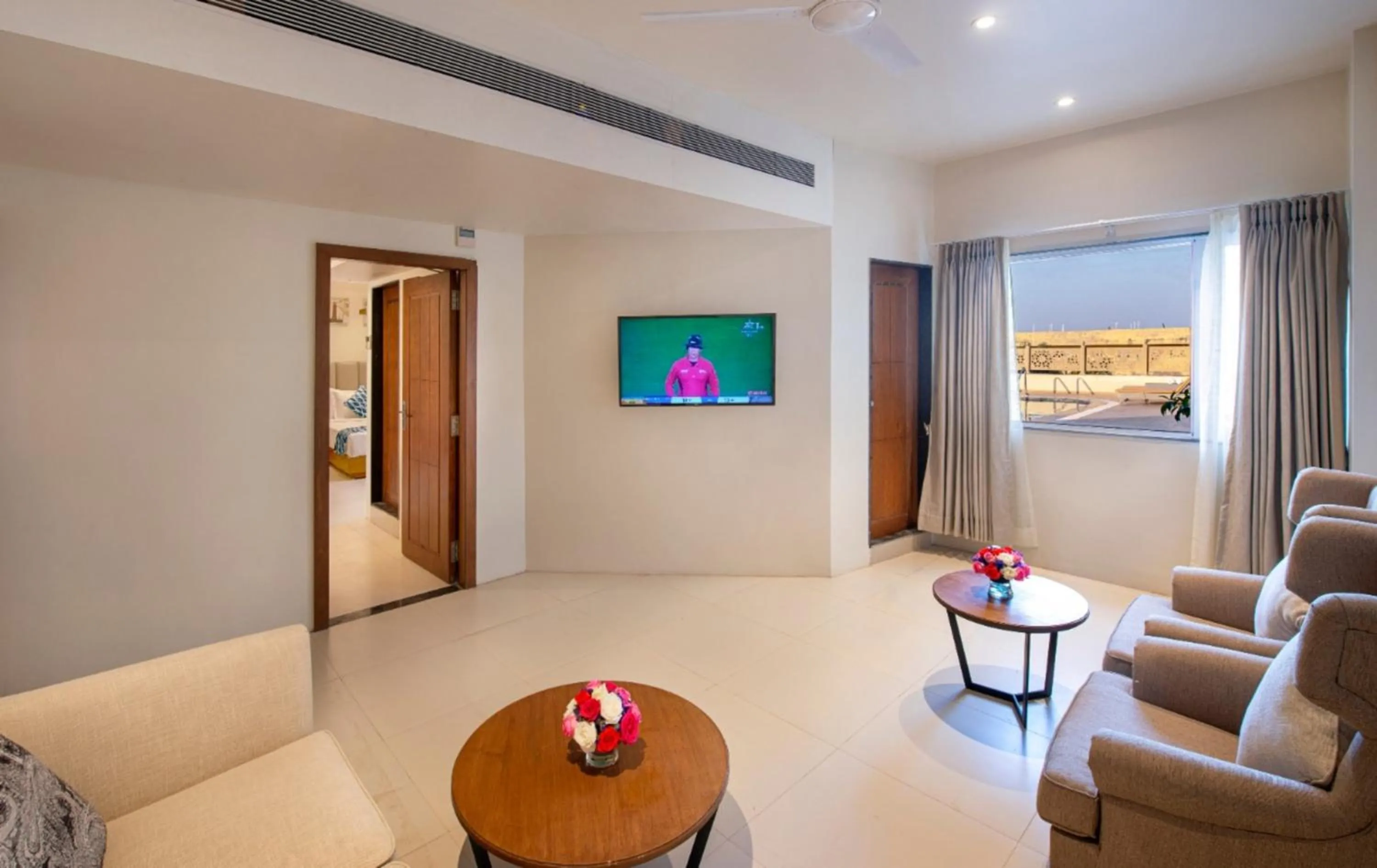 Seating area in Lords Inn Jamnagar -Motikhavdi