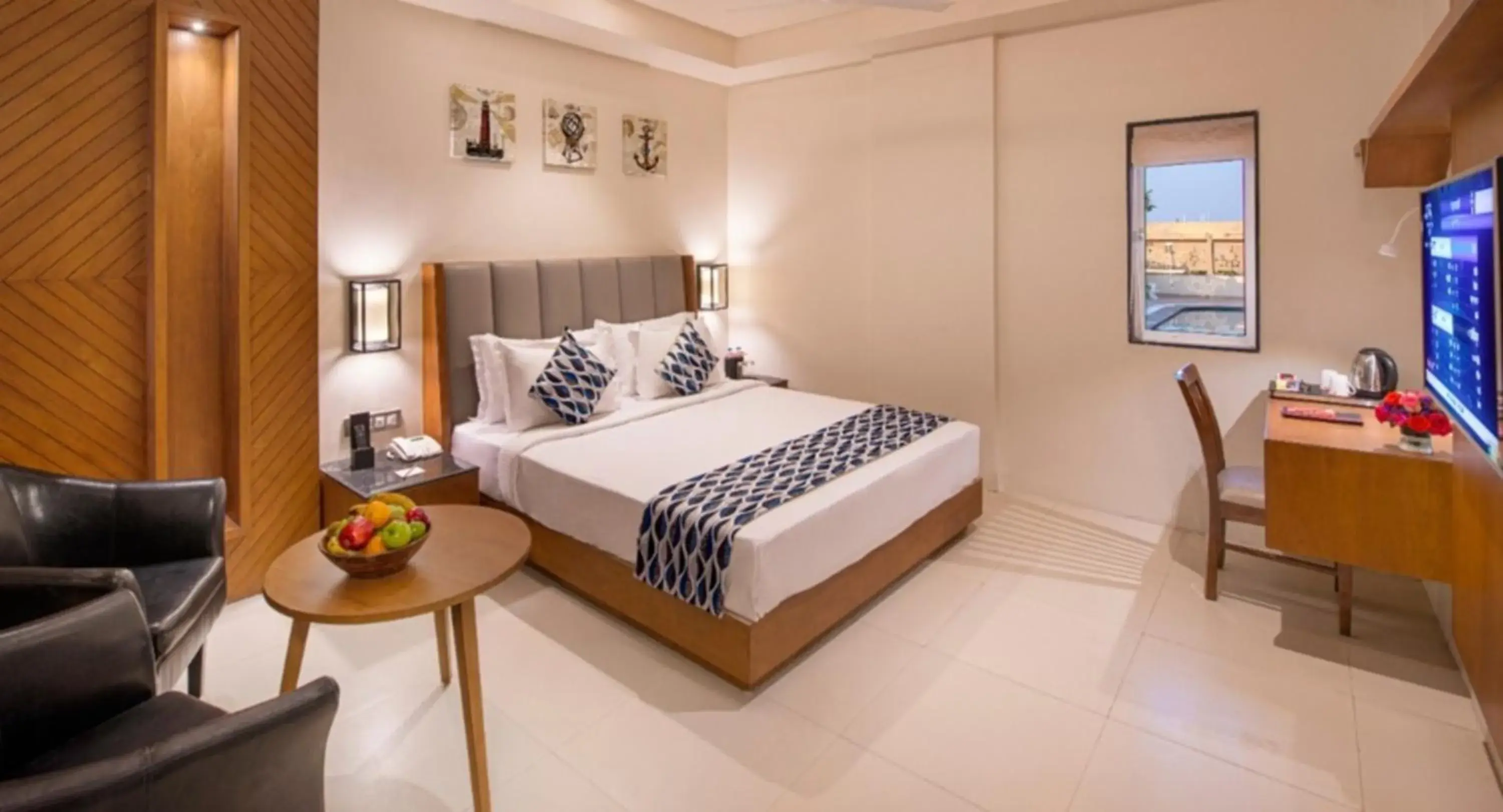 View (from property/room), Bed in Lords Inn Jamnagar -Motikhavdi View (from property/room), Bed in Lords Inn Jamnagar -Motikhavdi