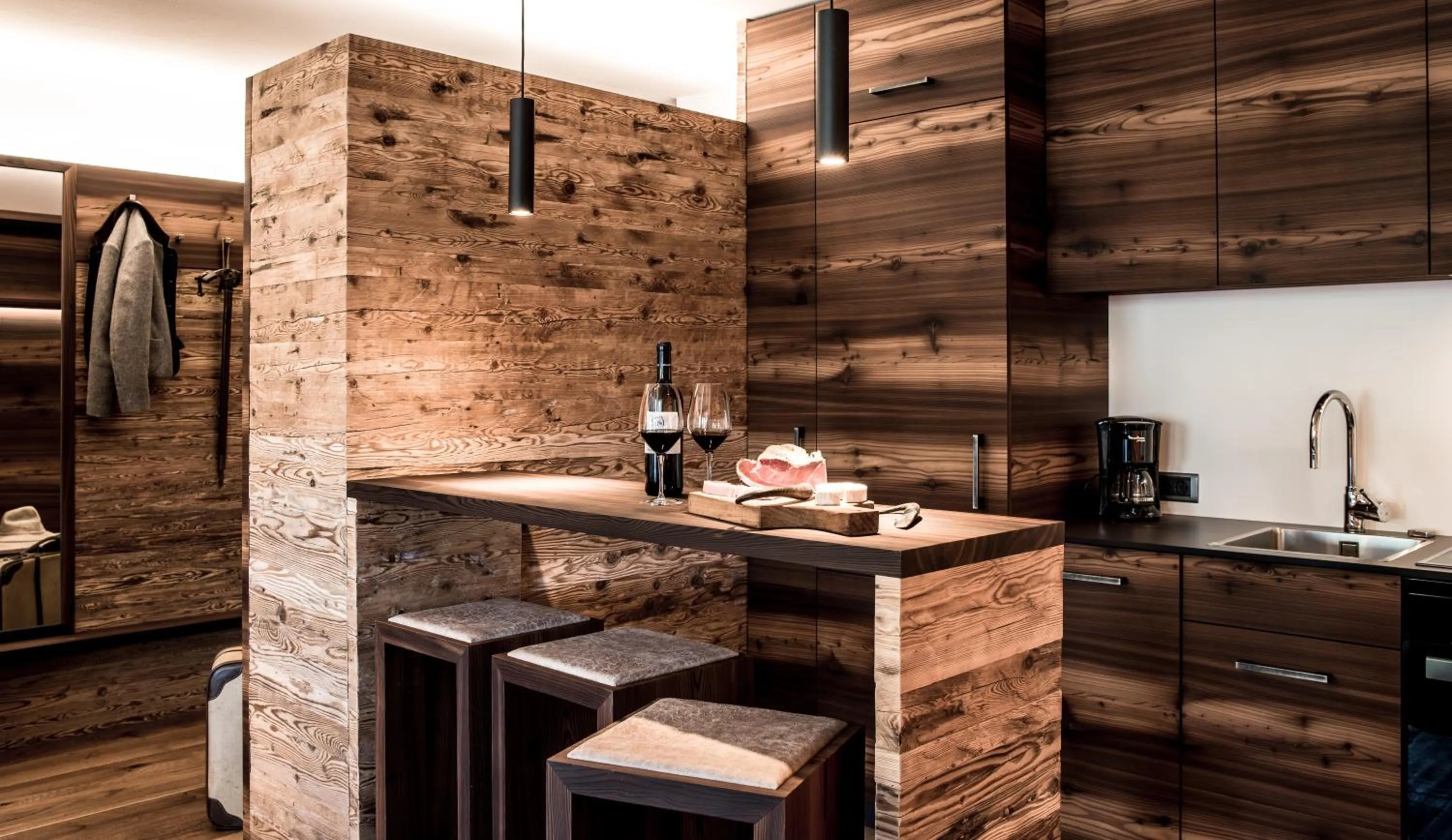 kitchen in Garni Residence Soraiser