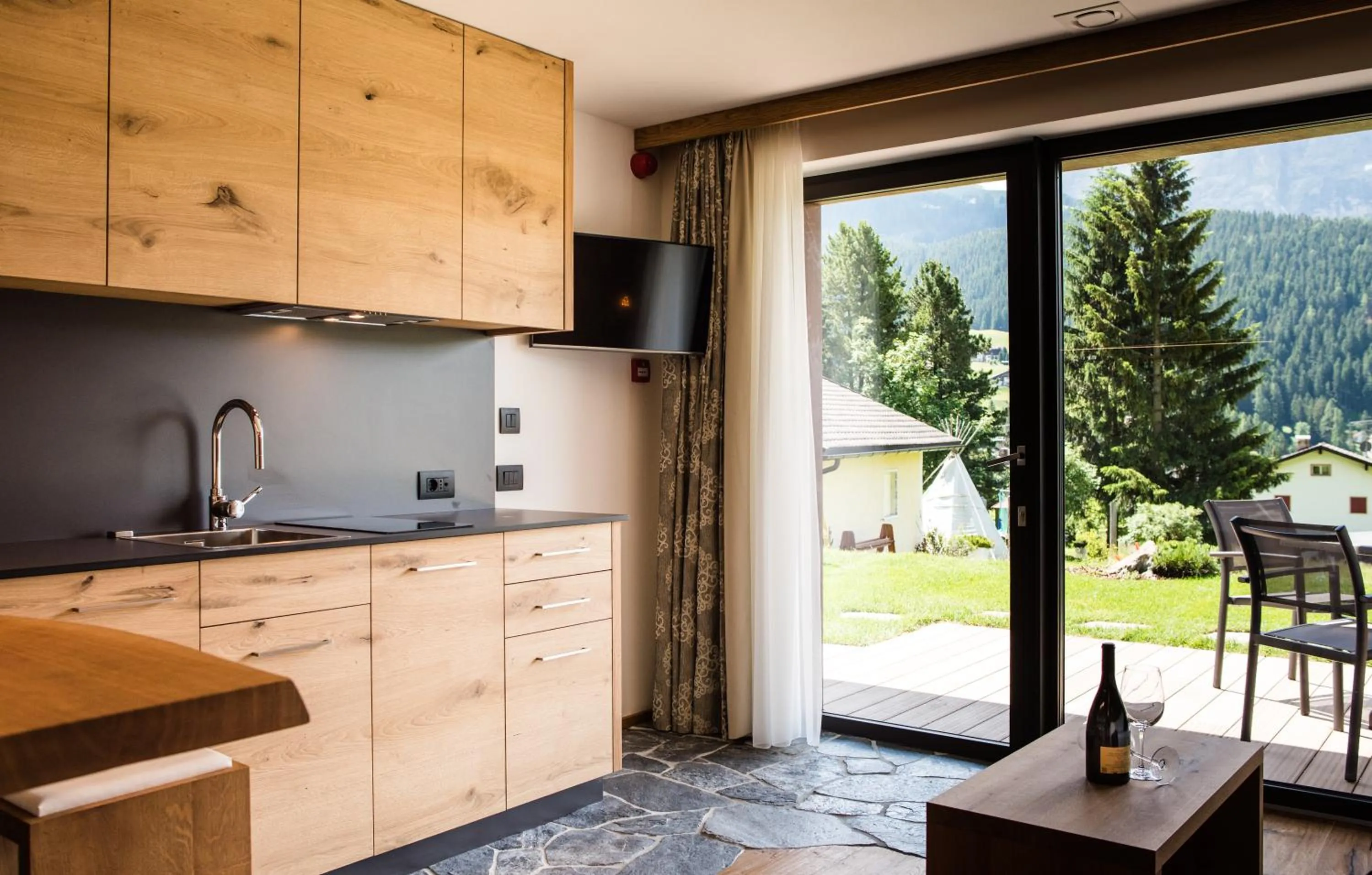 Kitchen or kitchenette in Garni Residence Soraiser