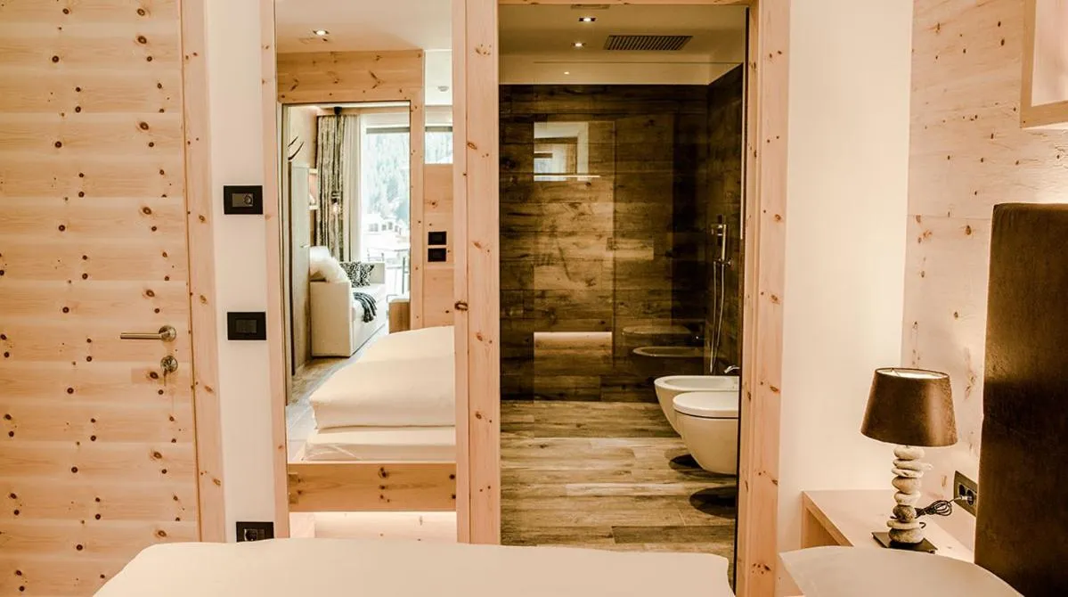 Shower in Garni Residence Soraiser