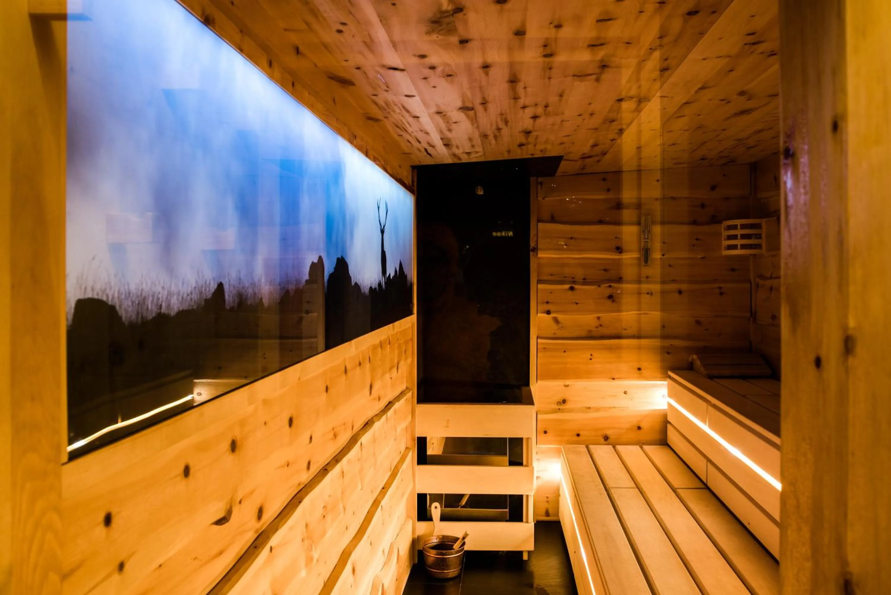 Sauna in Garni Residence Soraiser