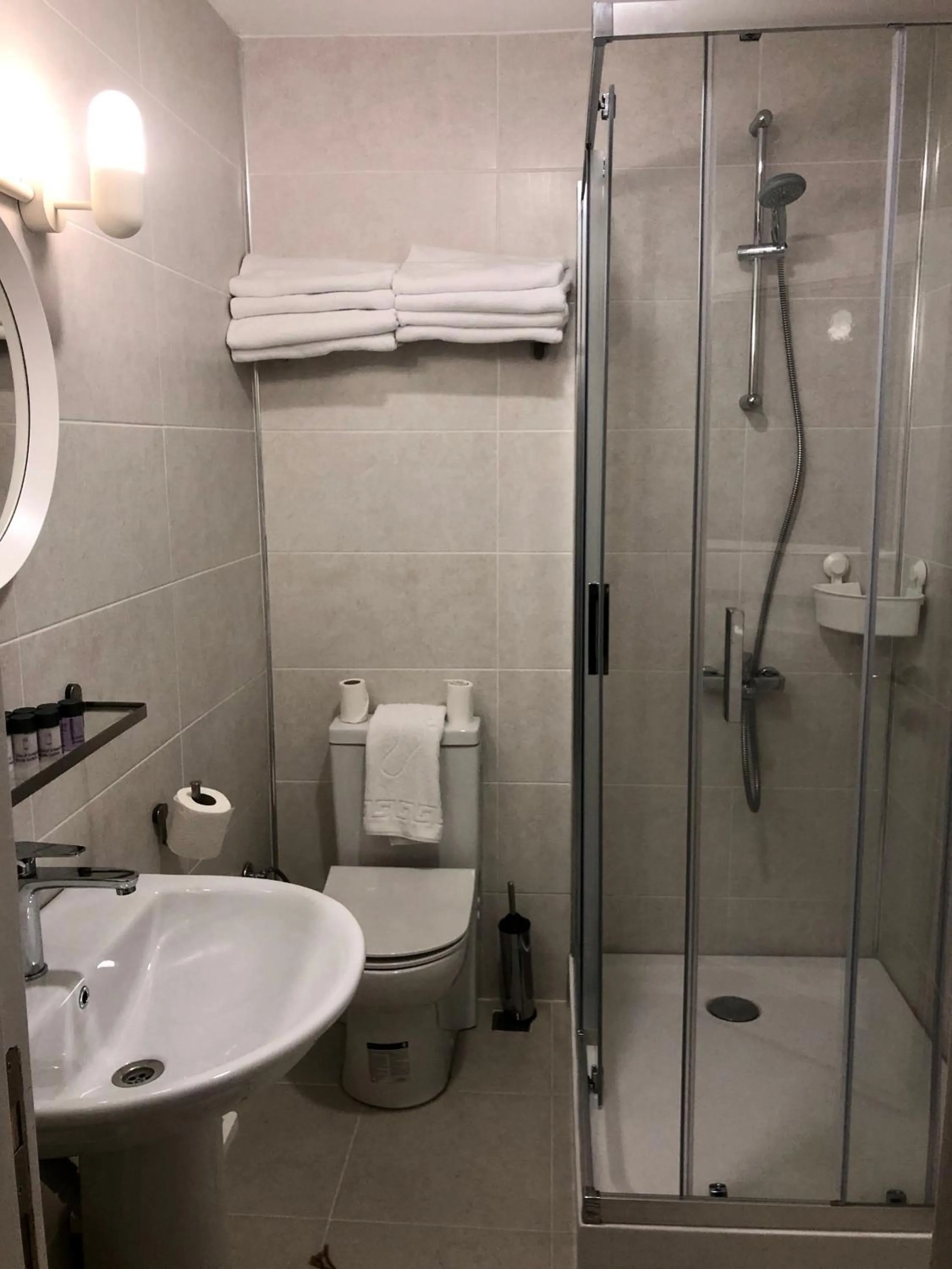 Shower in Mehmet Bey Suites