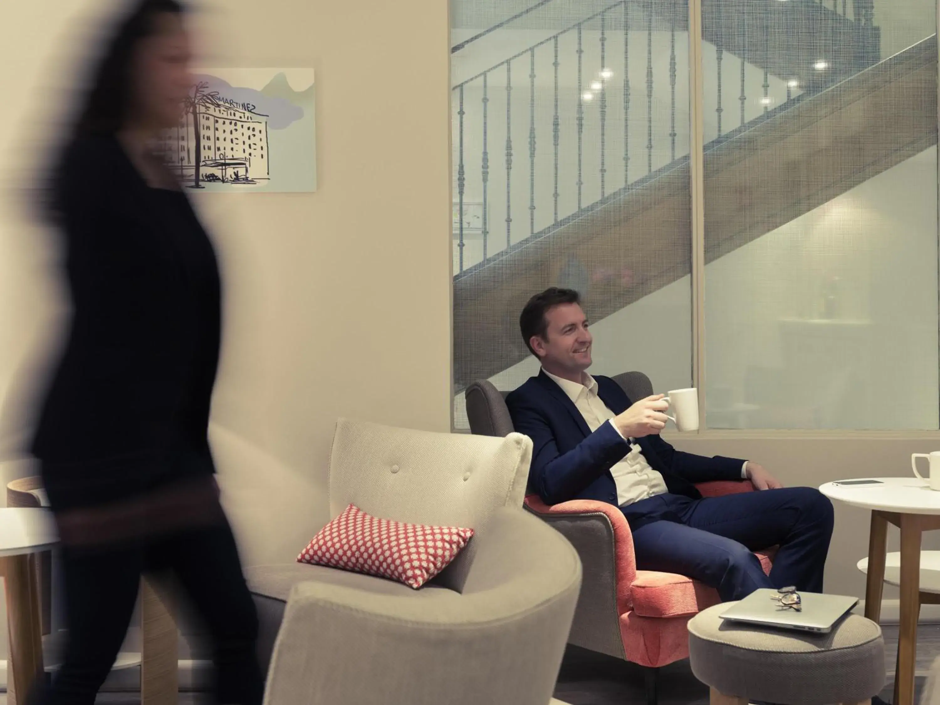 Lounge or bar in Mercure Nice Marché Aux Fleurs Lounge or bar in Mercure Nice Marché Aux Fleurs