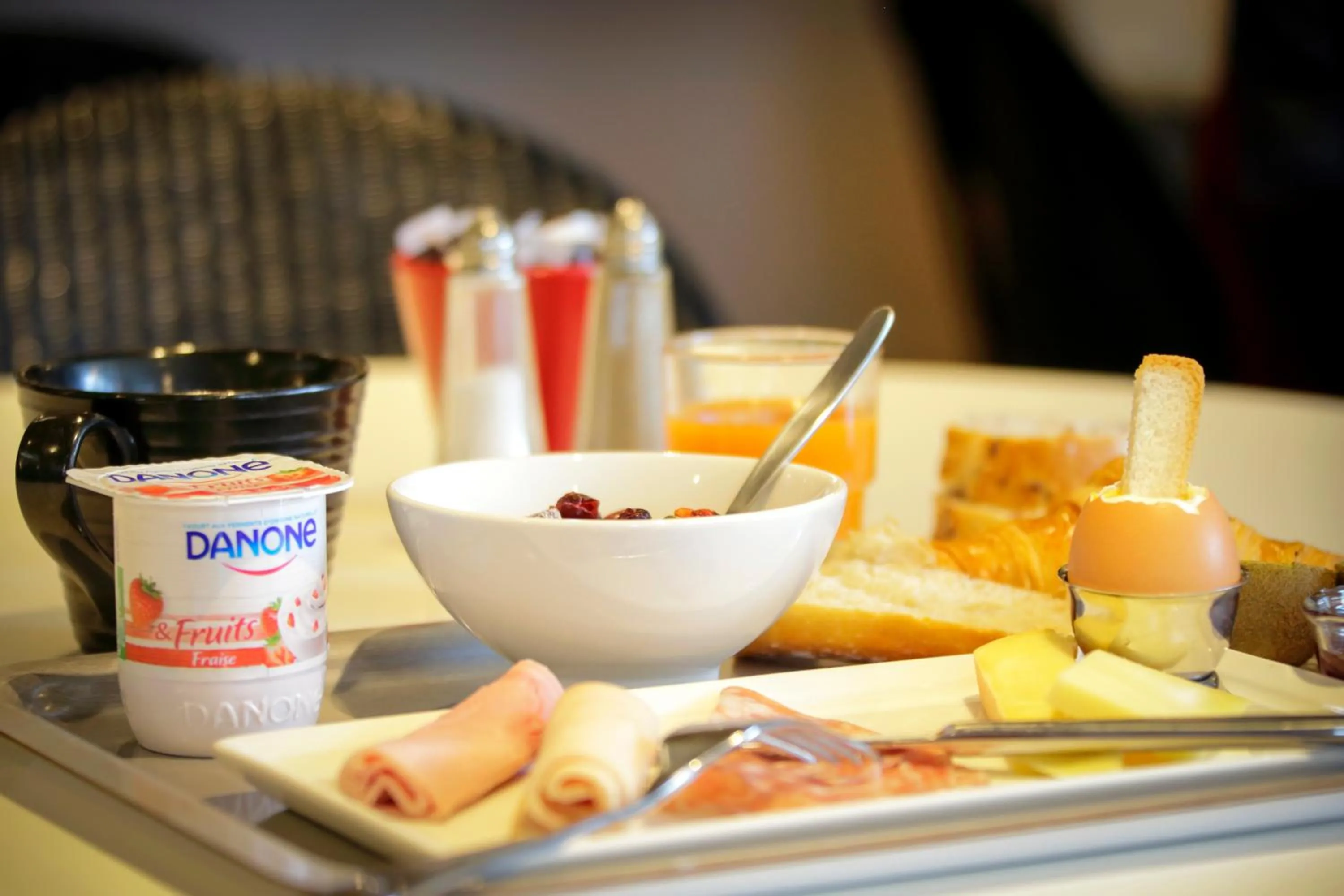 Buffet breakfast in ibis Dole Sud Choisey