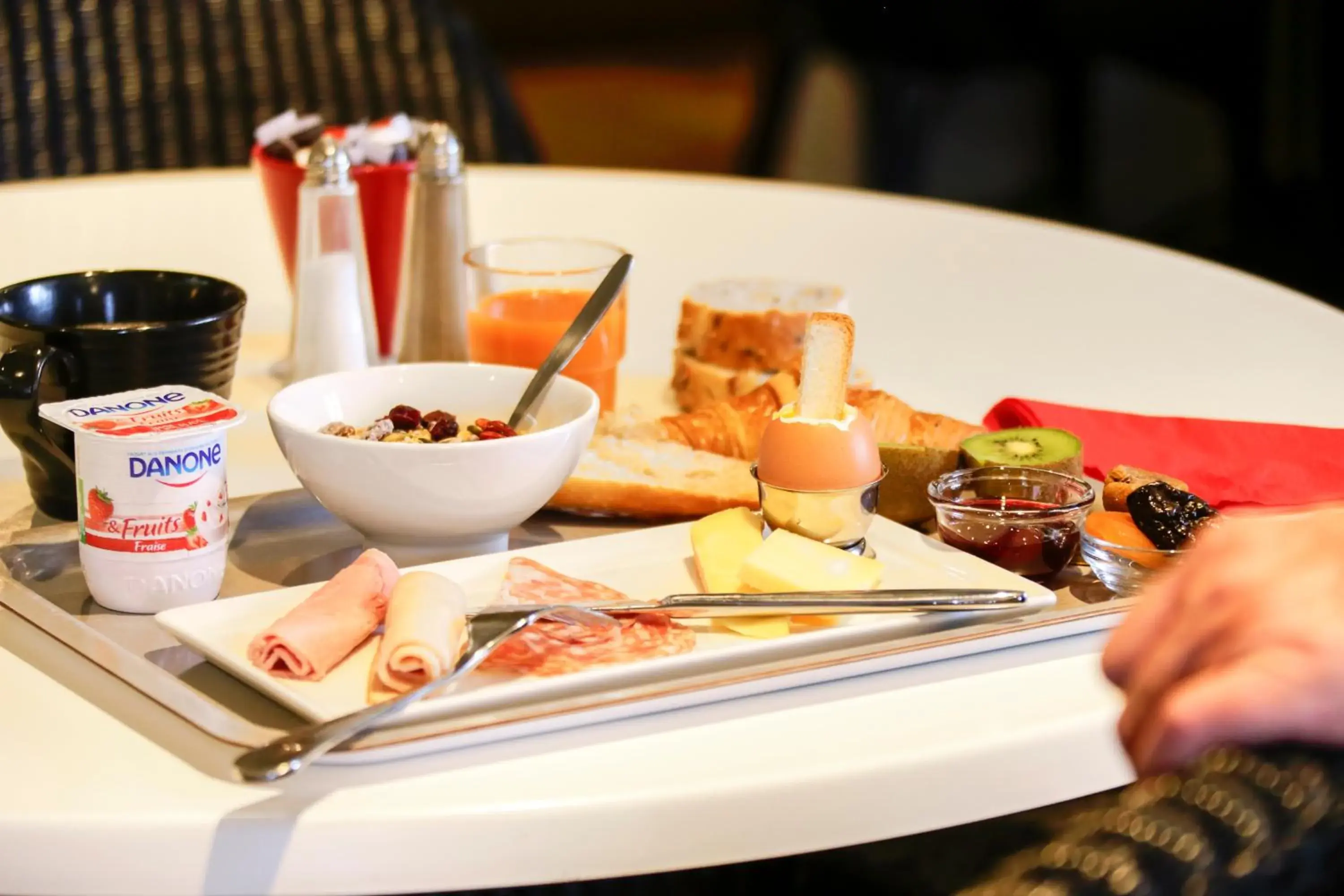 Buffet breakfast in ibis Dole Sud Choisey Buffet breakfast in ibis Dole Sud Choisey