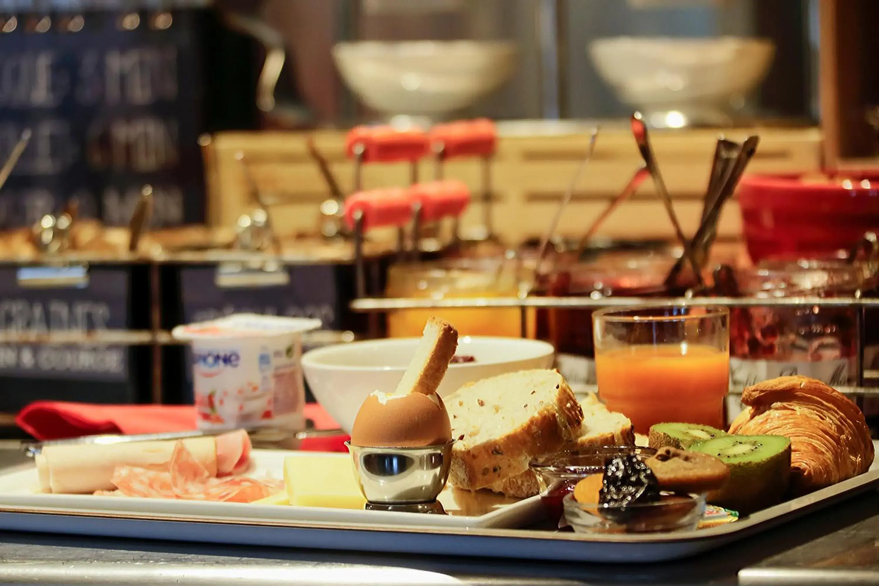 Buffet breakfast in ibis Dole Sud Choisey Buffet breakfast in ibis Dole Sud Choisey