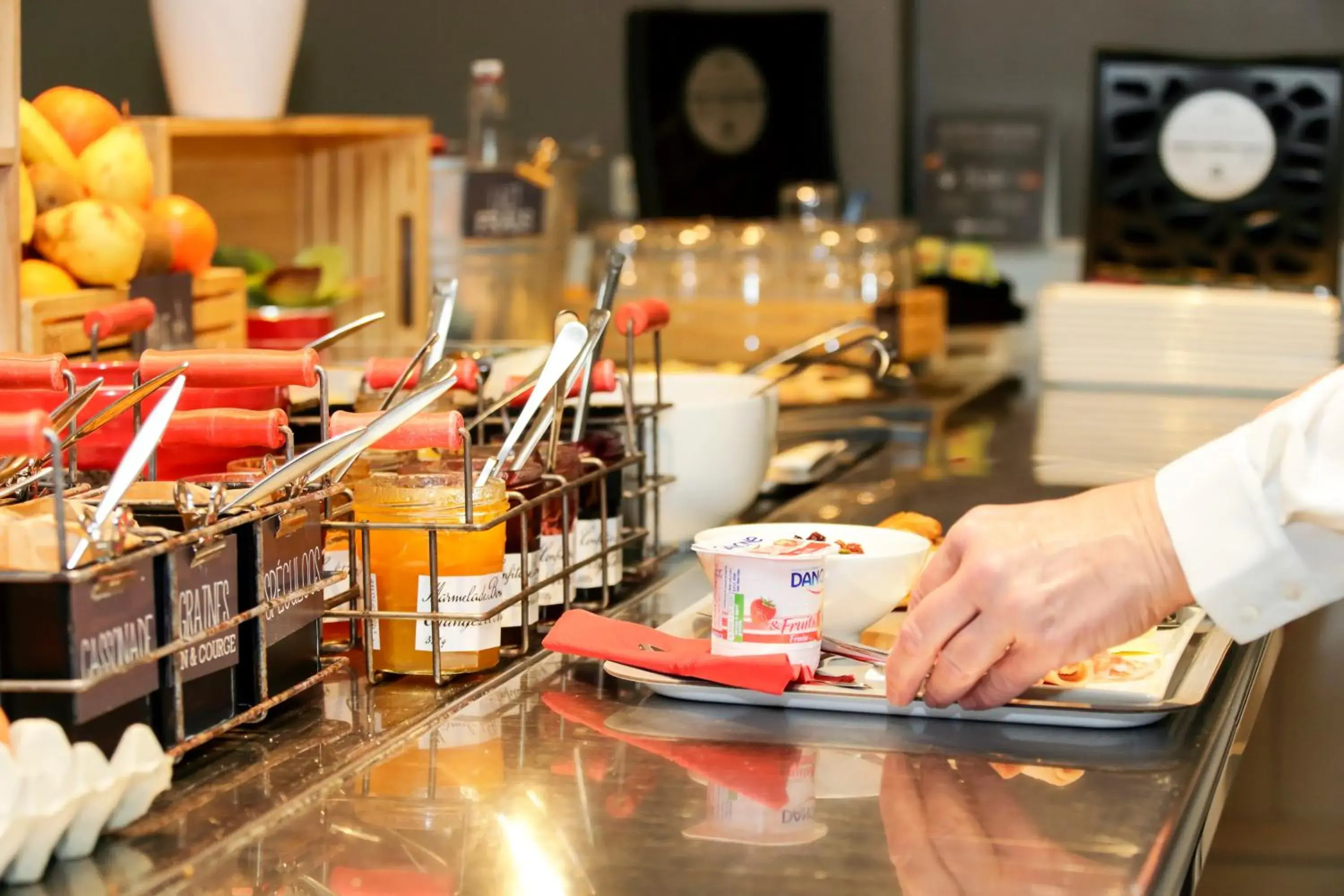 Buffet breakfast in ibis Dole Sud Choisey Buffet breakfast in ibis Dole Sud Choisey