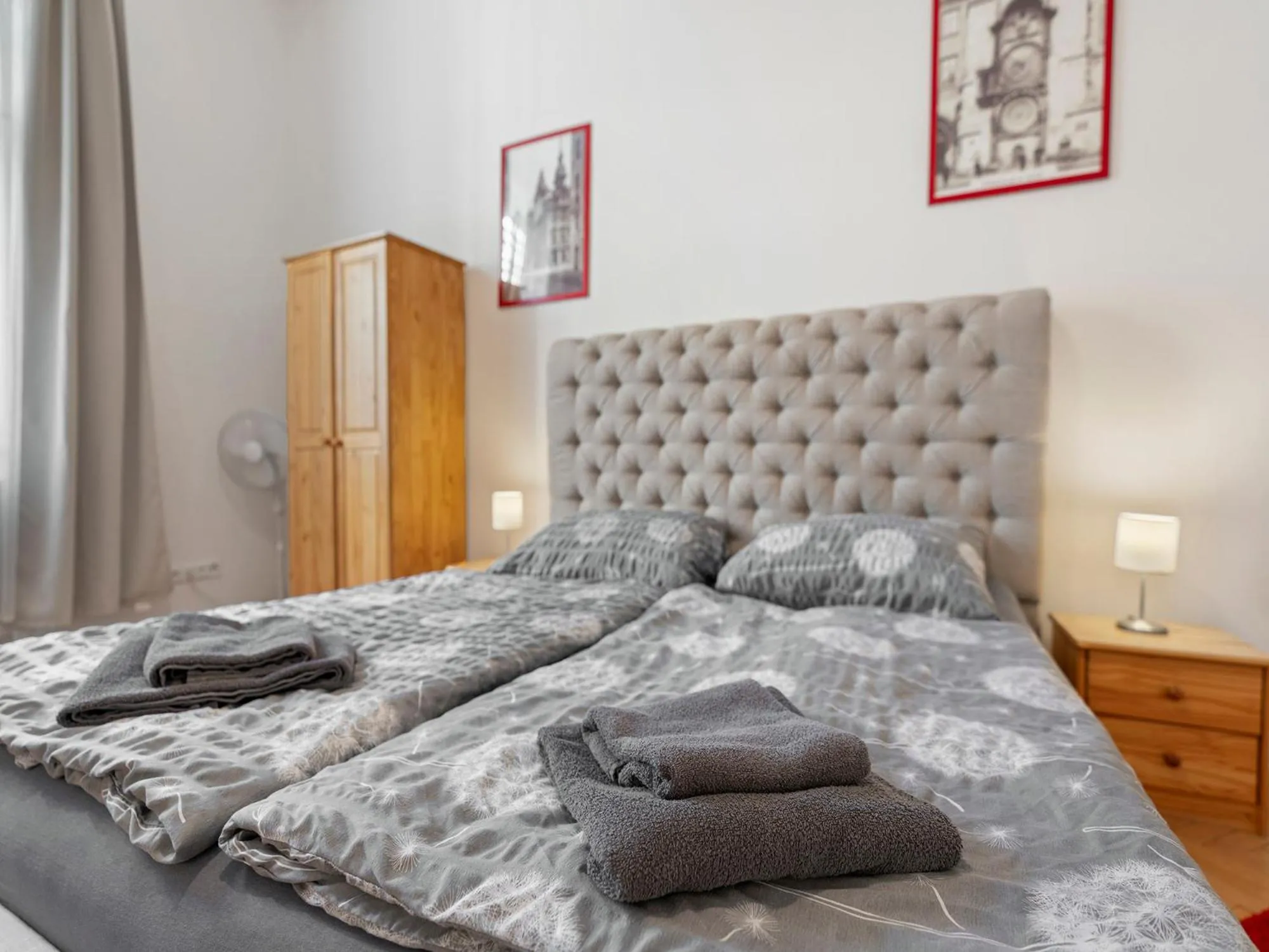 Bed in Old Town Home Prague