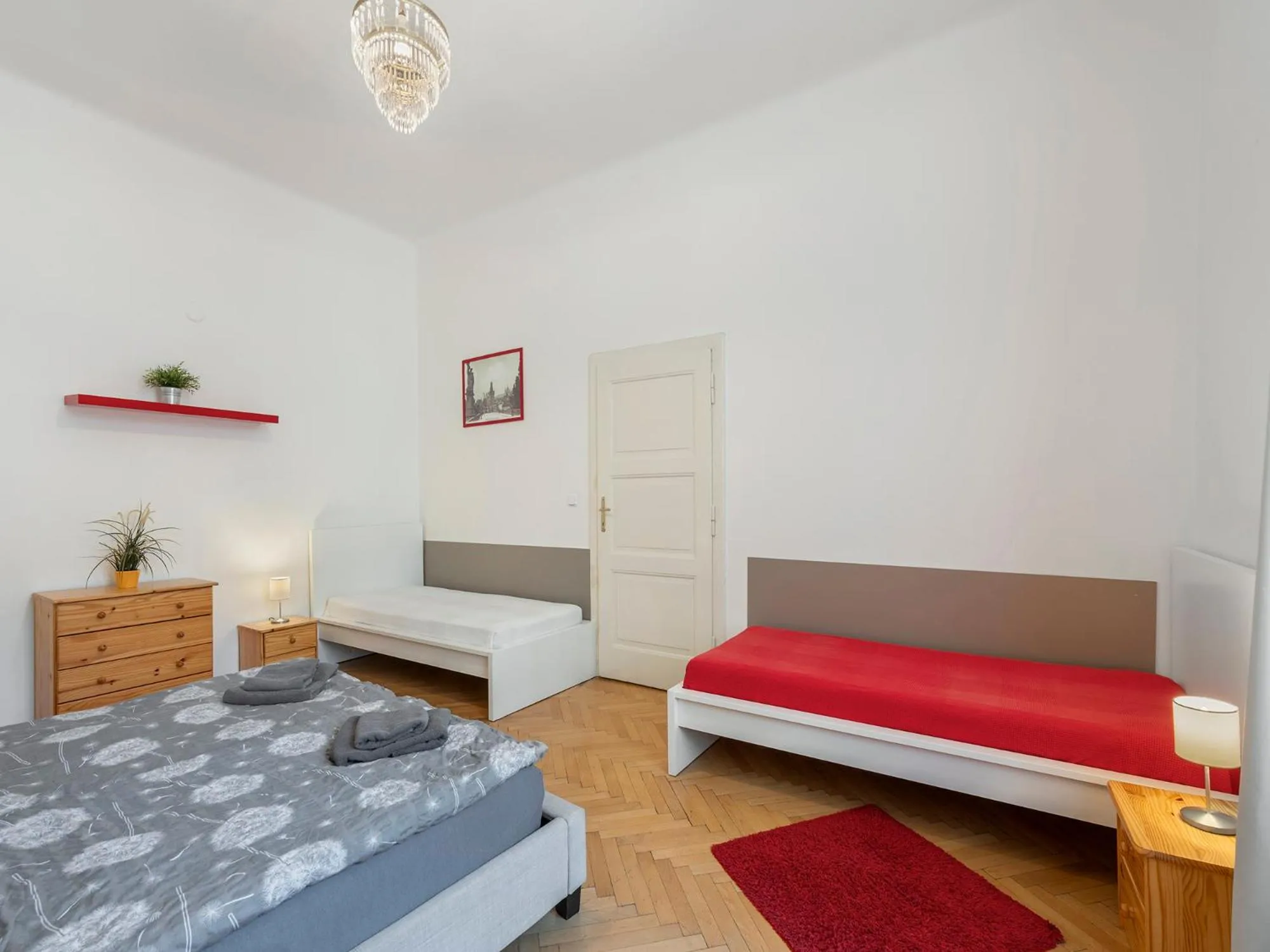 Bed in Old Town Home Prague