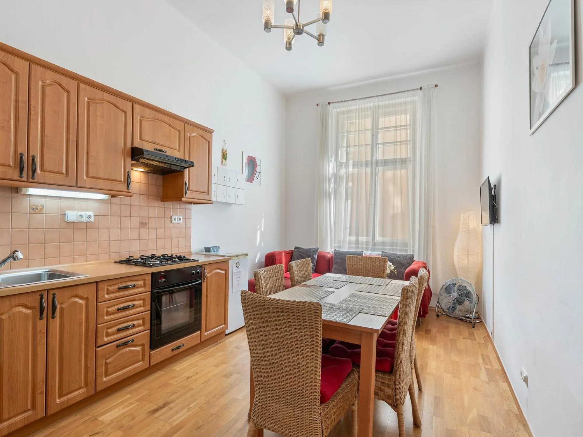 Kitchen or kitchenette in Old Town Home Prague