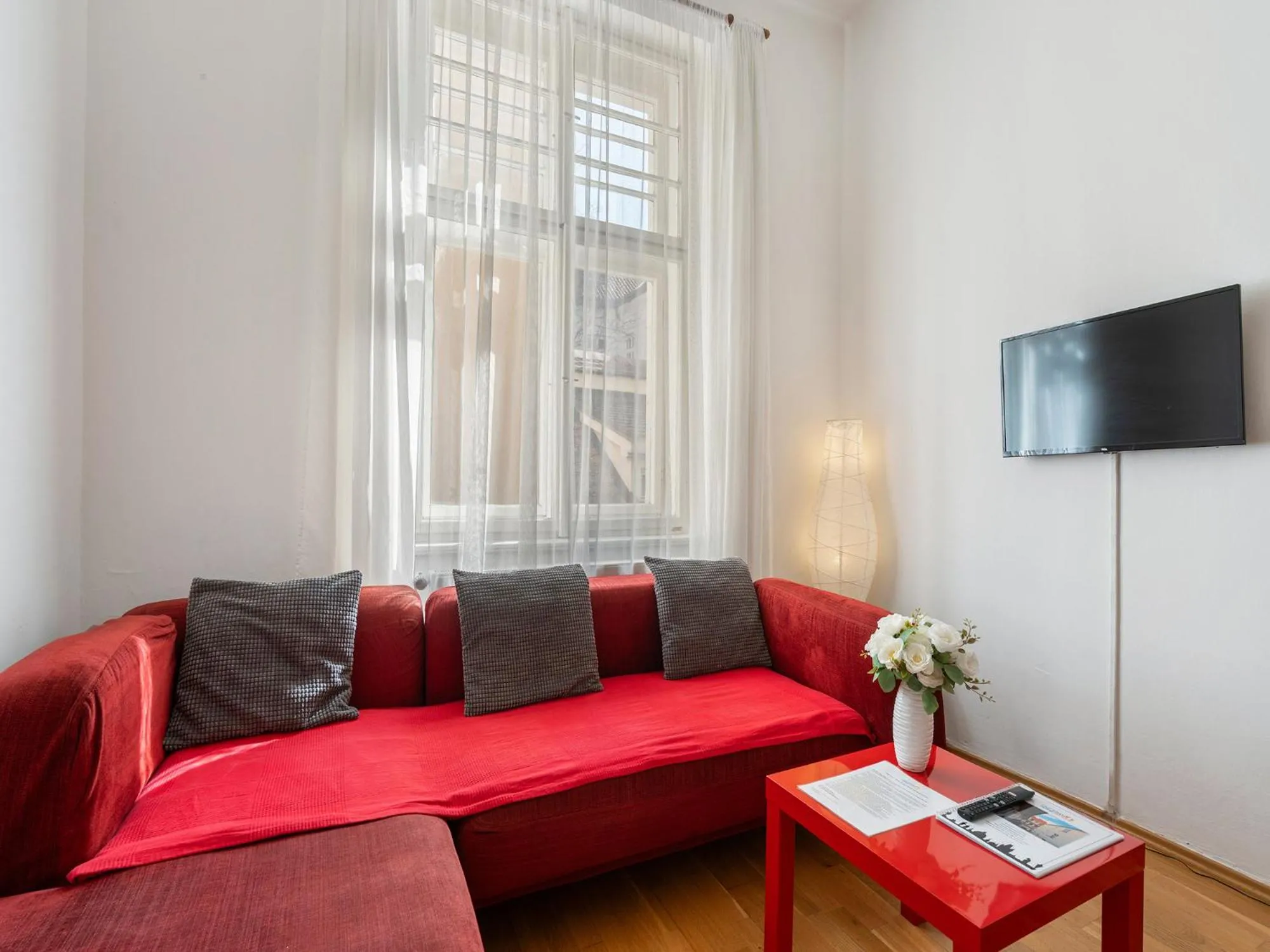 Communal lounge/ TV room in Old Town Home Prague
