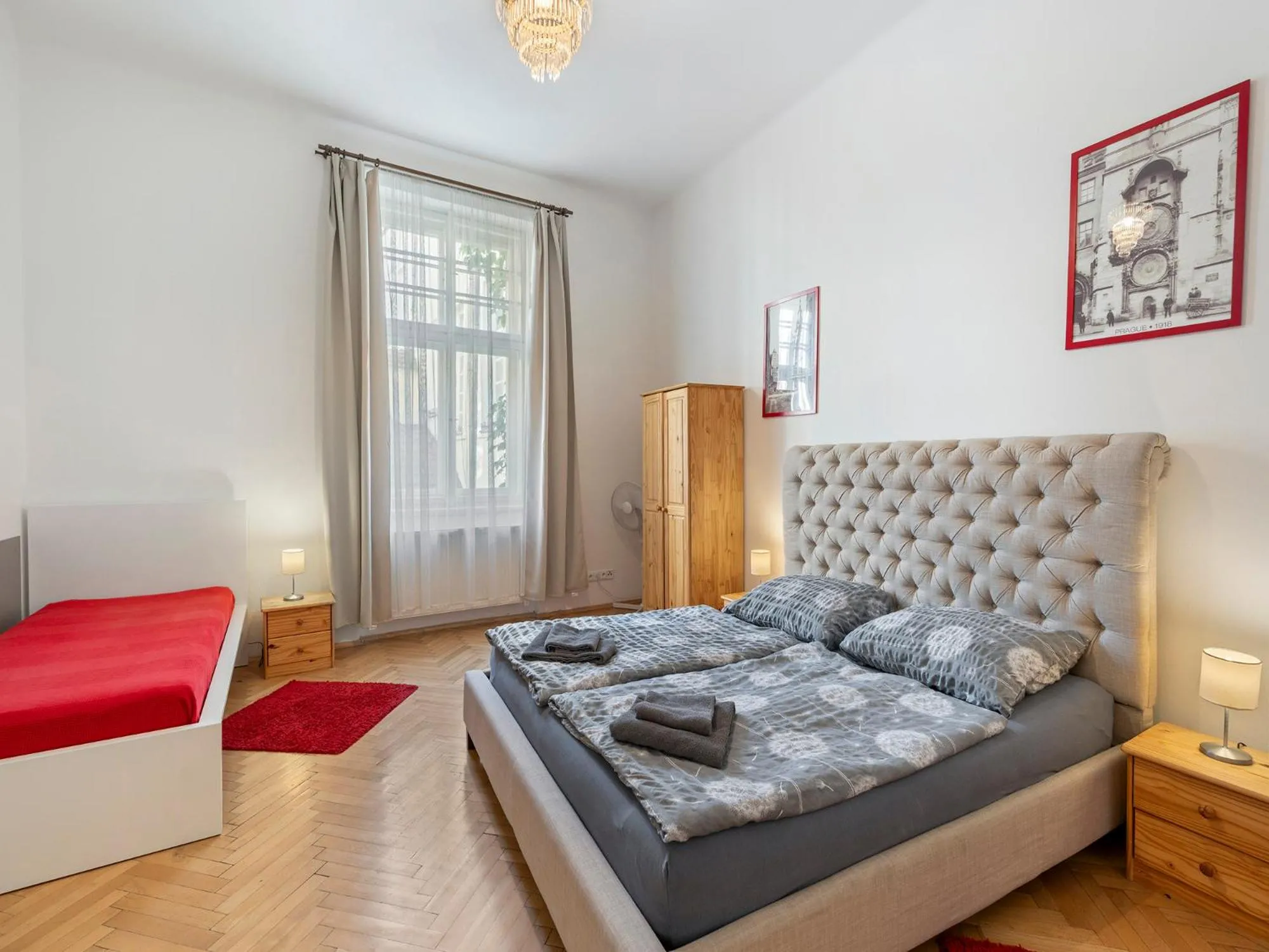 Bed in Old Town Home Prague
