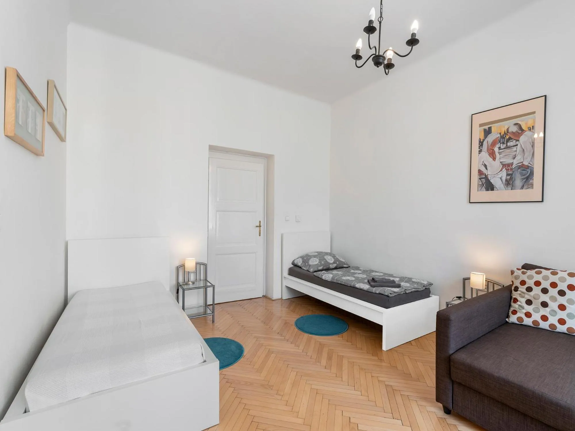 Bed in Old Town Home Prague